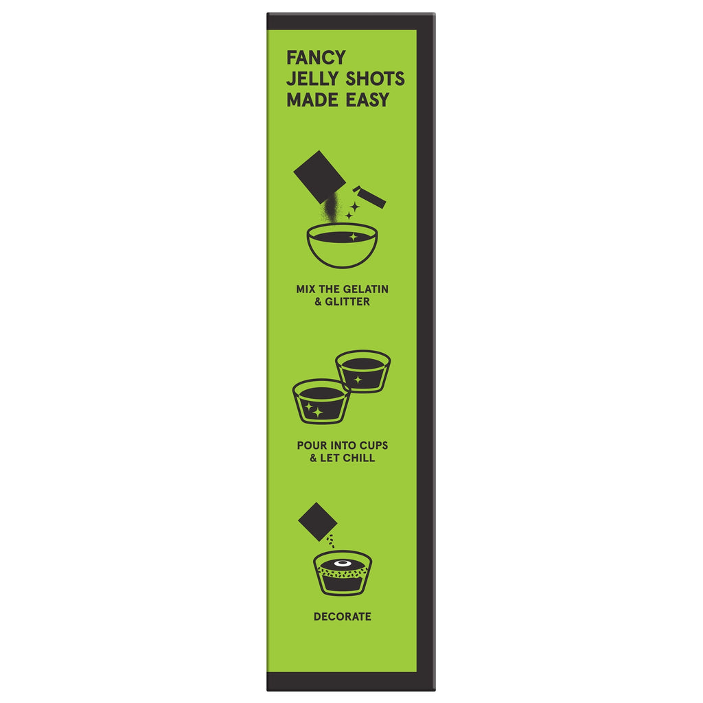 Fancy Sprinkles Eye of Newt Glitter and Glow Jelly Shot Kit, 8.7 oz