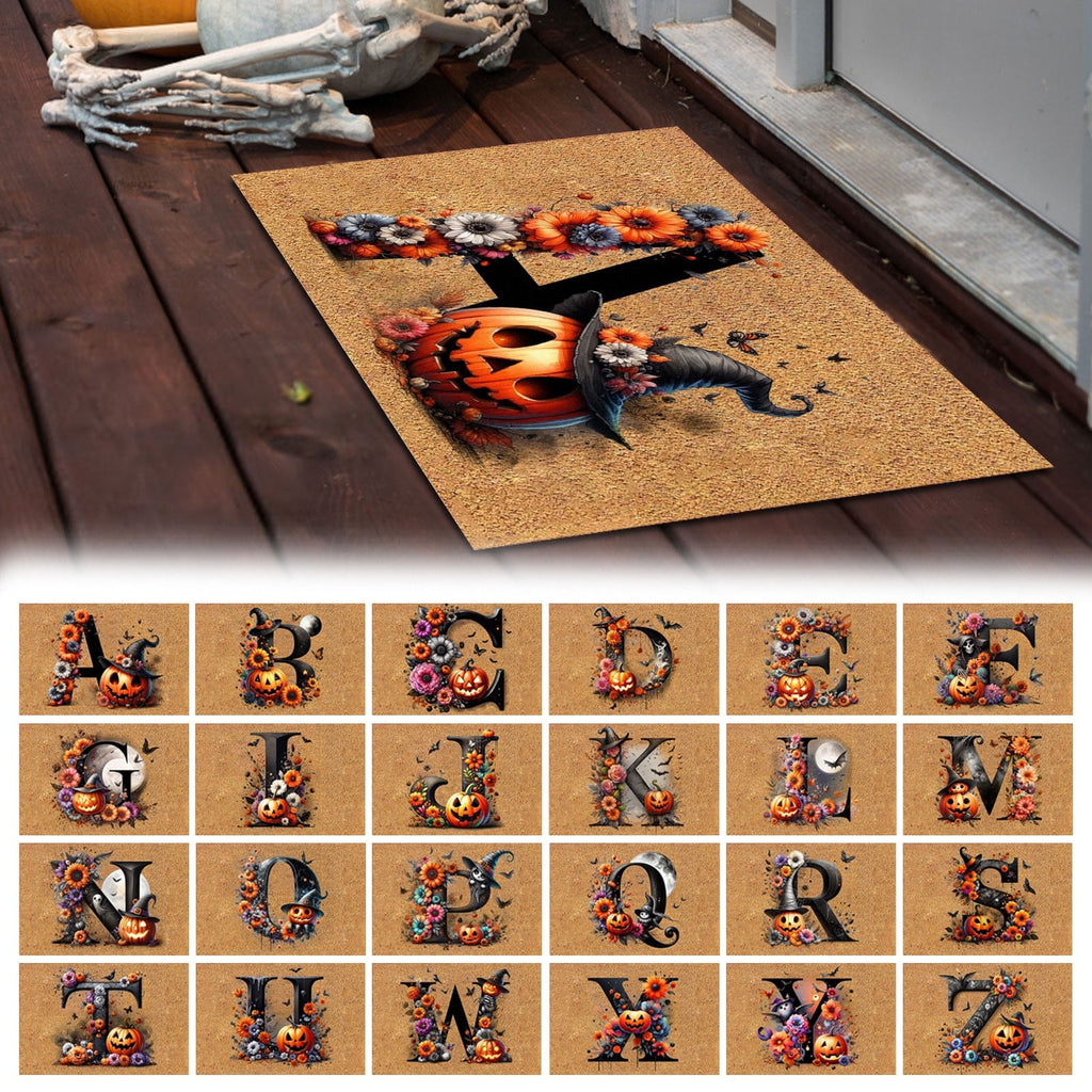 AUDeals Halloween Doormat Indoor Outdoor Home Front Porch Rugs 23.6 * 15.7Inch Bedroom Entrance Patio Decoration Supplies