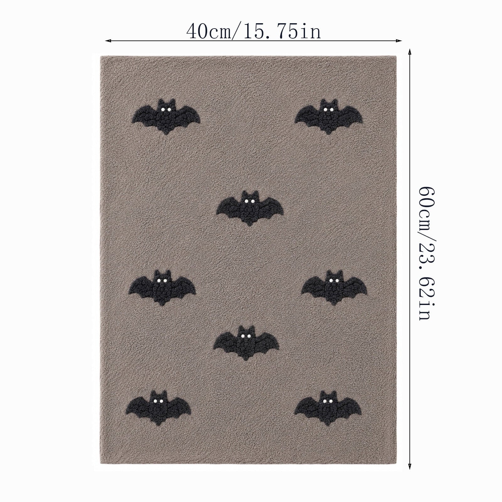 Halloween Thanksgiving Pumpkin Doormat 24x16 Inch, Simple Fall Farmhouse Entrance Mat for Front Porch Patio Home Decor