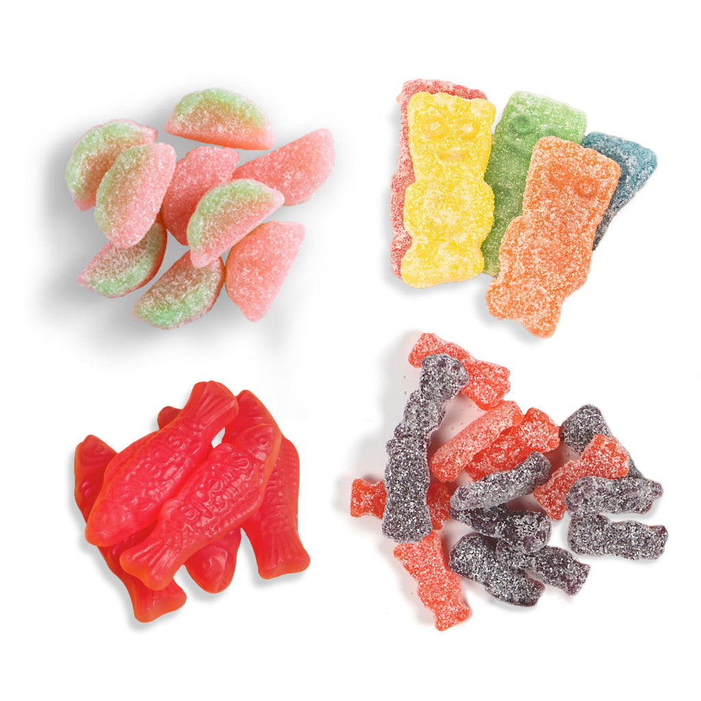 SOUR PATCH KIDS and SWEDISH FISH Soft & Chewy Halloween Candy Variety Pack, 190 Bags