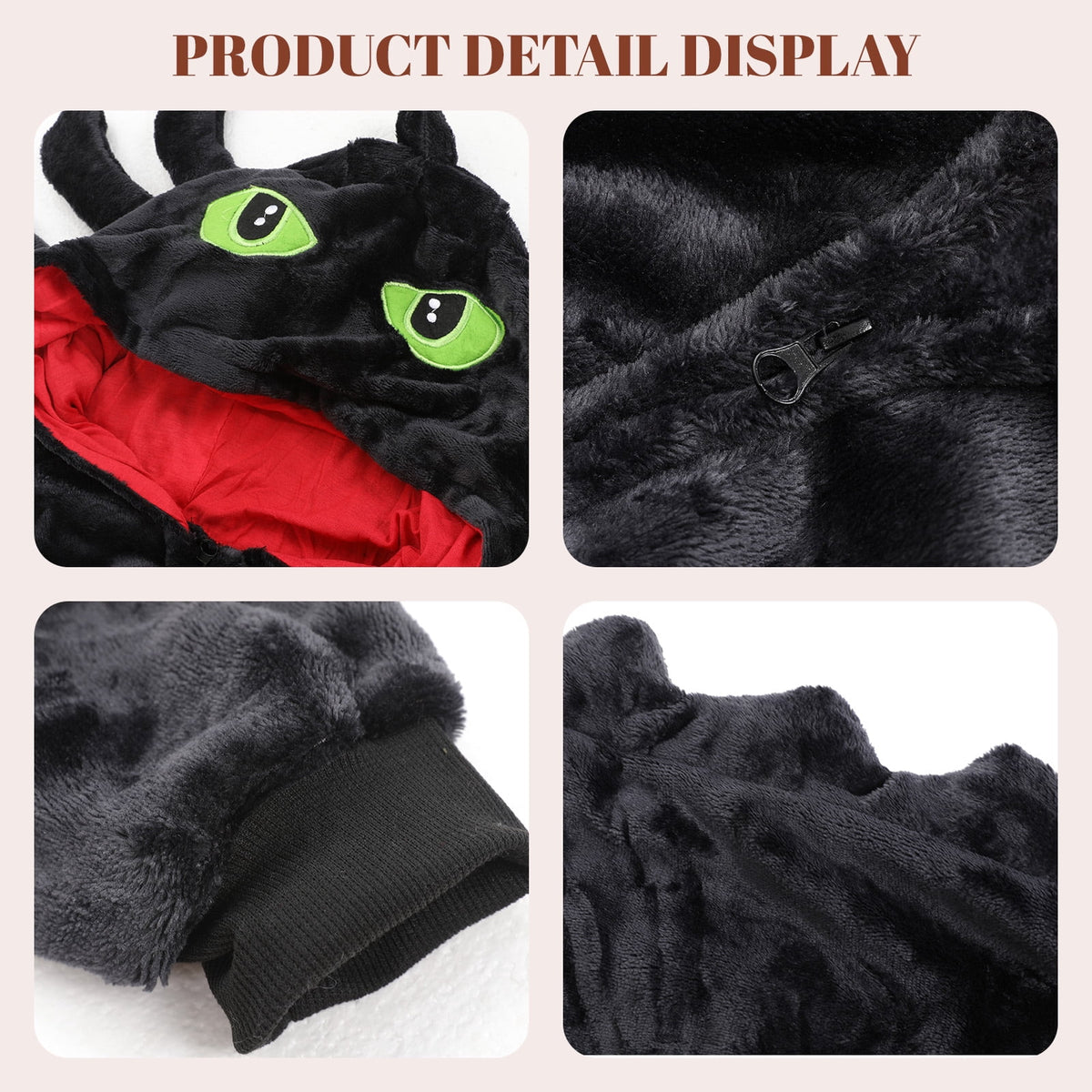 GOBWCOT Kids Onesie Pajamas Dragon Costume Children Animal Sleepwear Jumpsuit Cosplay for Boys and Girls