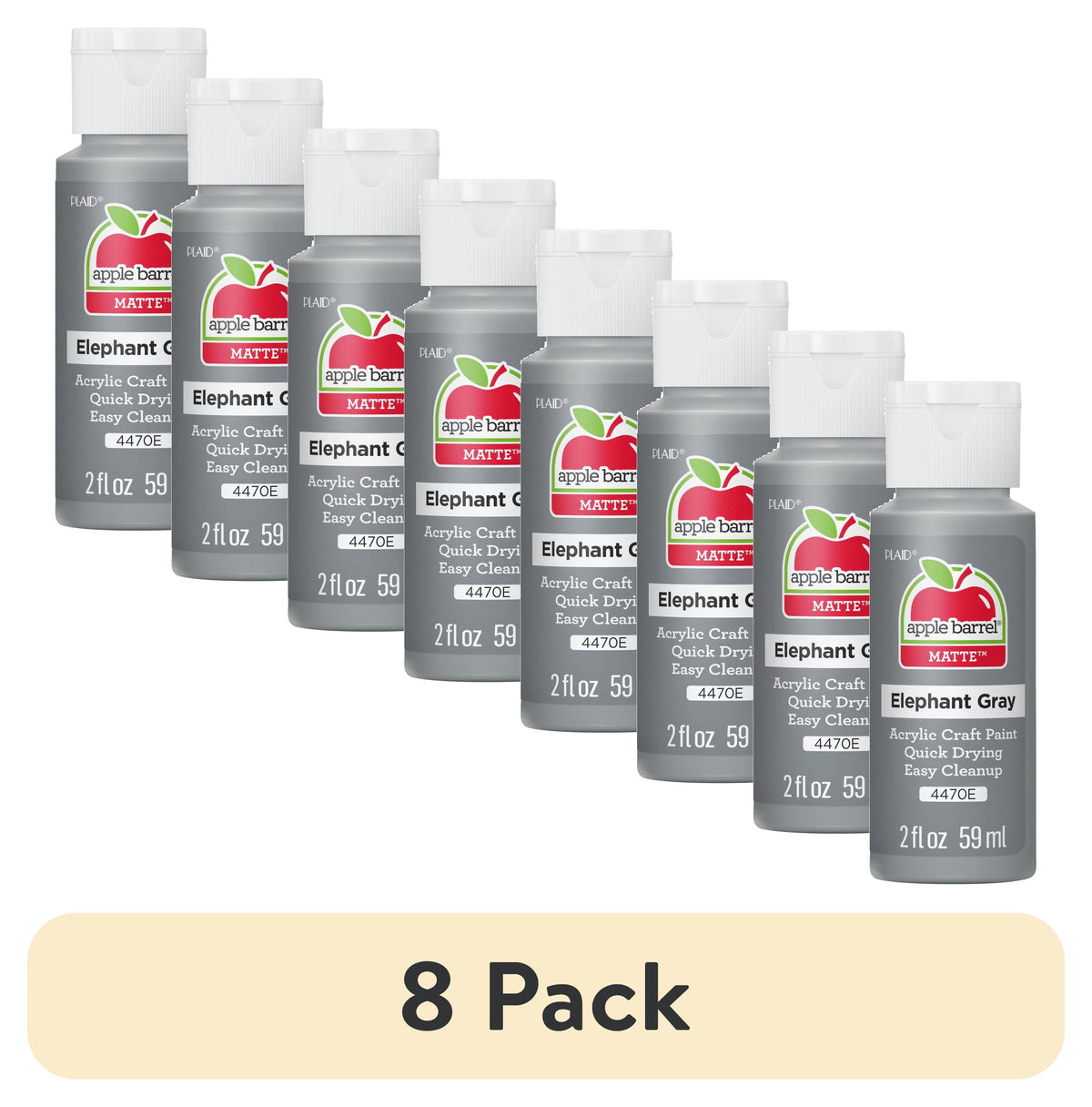 Apple Barrel Acrylic Craft Paint, Matte Finish, Pumpkin Orange, 2 fl oz