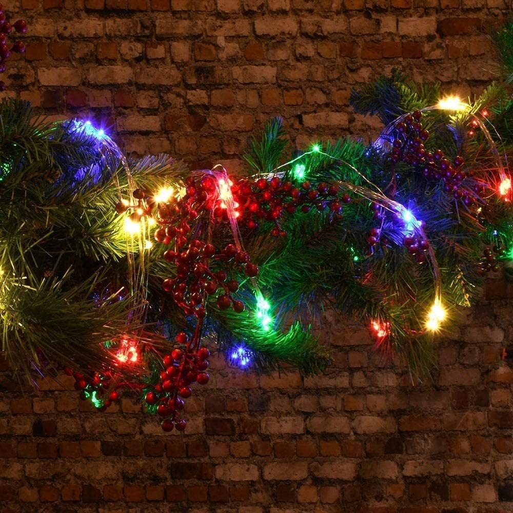 Solar String Lights for Outdoor,99ft 300 LED Bright Copper Wire Fairy Lights Waterproof Solar Lights with 8 Modes for Tree Garden Party Wedding Christmas Decor (Multicolor)