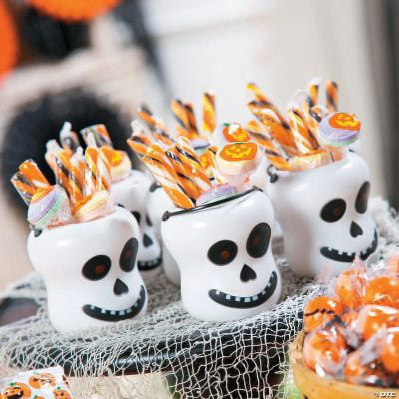 Halloween Hard Candy Sticks, 80 Pieces, Individually Wrapped, Candy Buffet