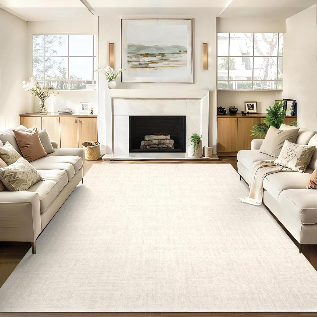 Modern Runner Rugs 2x6 Narrow Solid Color Hallway Rugs, Non-Shedding Low Pile Accent Carpet, Foldable Ultra-Thin Indoor Floor Cover for Laundry Room, Bedroom, Kitchen, Beige Brown