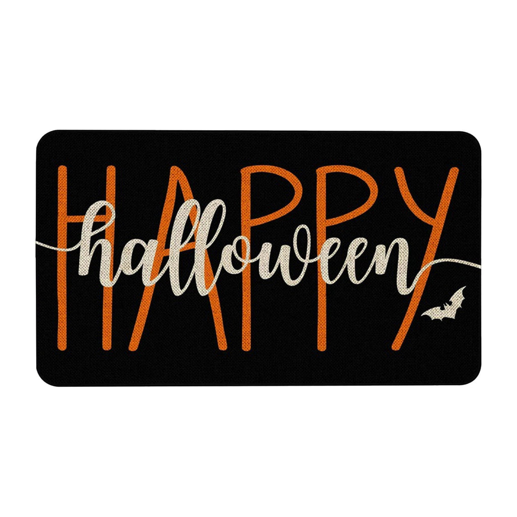 YIMWNYI Halloween-Themed Door Mat, Spooky Entryway Rug, Non-Slip Wiper, Decorative Pumpkin Mat, Perfect for Trick-or-Treaters, Versatile Indoor Outdoor Decor