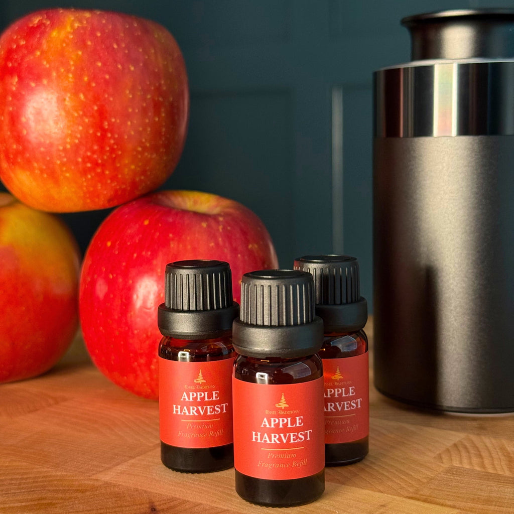 Traditions of Scent Apple Harvest Premium Fragrance Diffuser Oil Refills by Tinsel Traditions - Set of 3