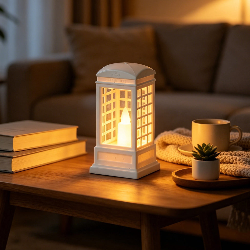 Djiypn Mini Lanterns 2Pack LED Small Lanterns Decorative Indoor Outdoor Hanging Lantern Decorative Candle Light Farmhouse Decor for Weddings Western Camping Party Halloween Christmas Decorations