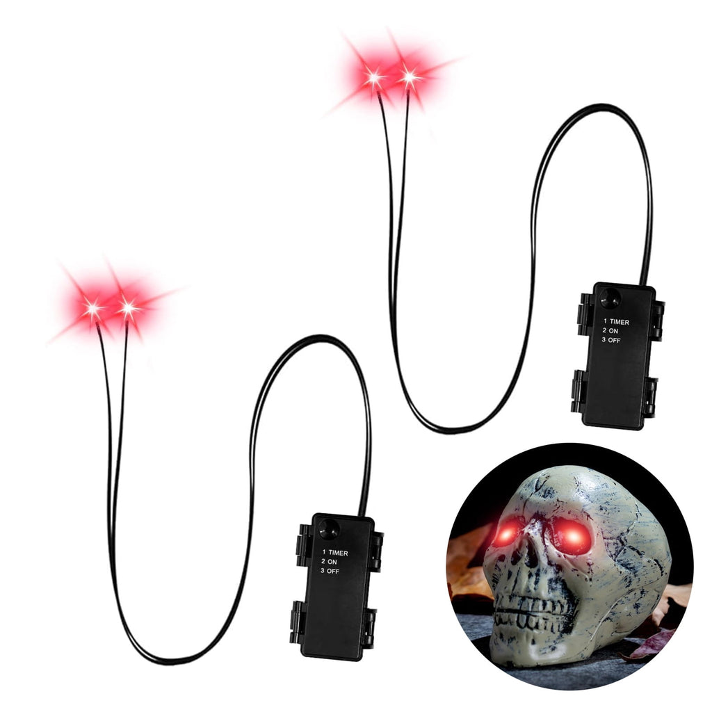 Waterproof LED Glowing Eyeball Lights Halloween Decoration Set Of 2 For Outdoor Themed Event And Property