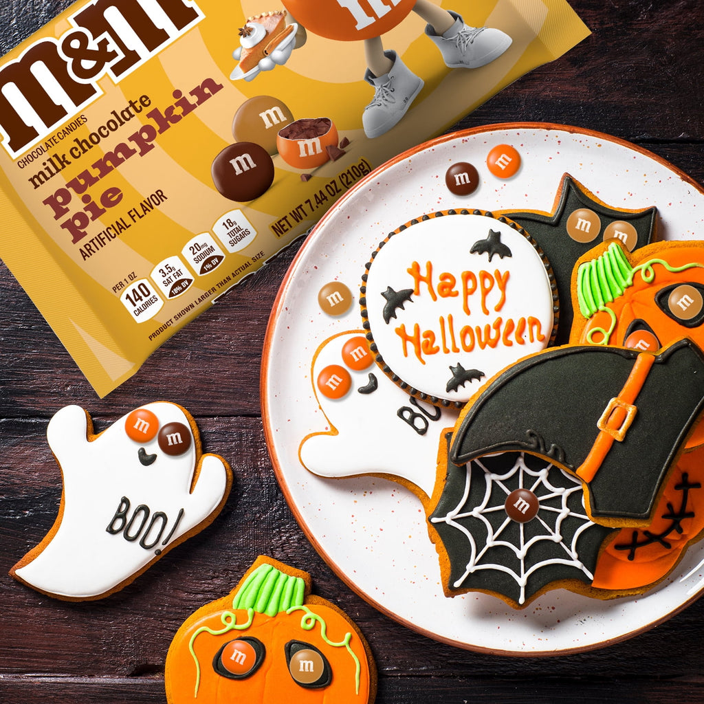 M&M'S Pumpkin Pie Milk Chocolate Candy - 7.44 Oz Bag