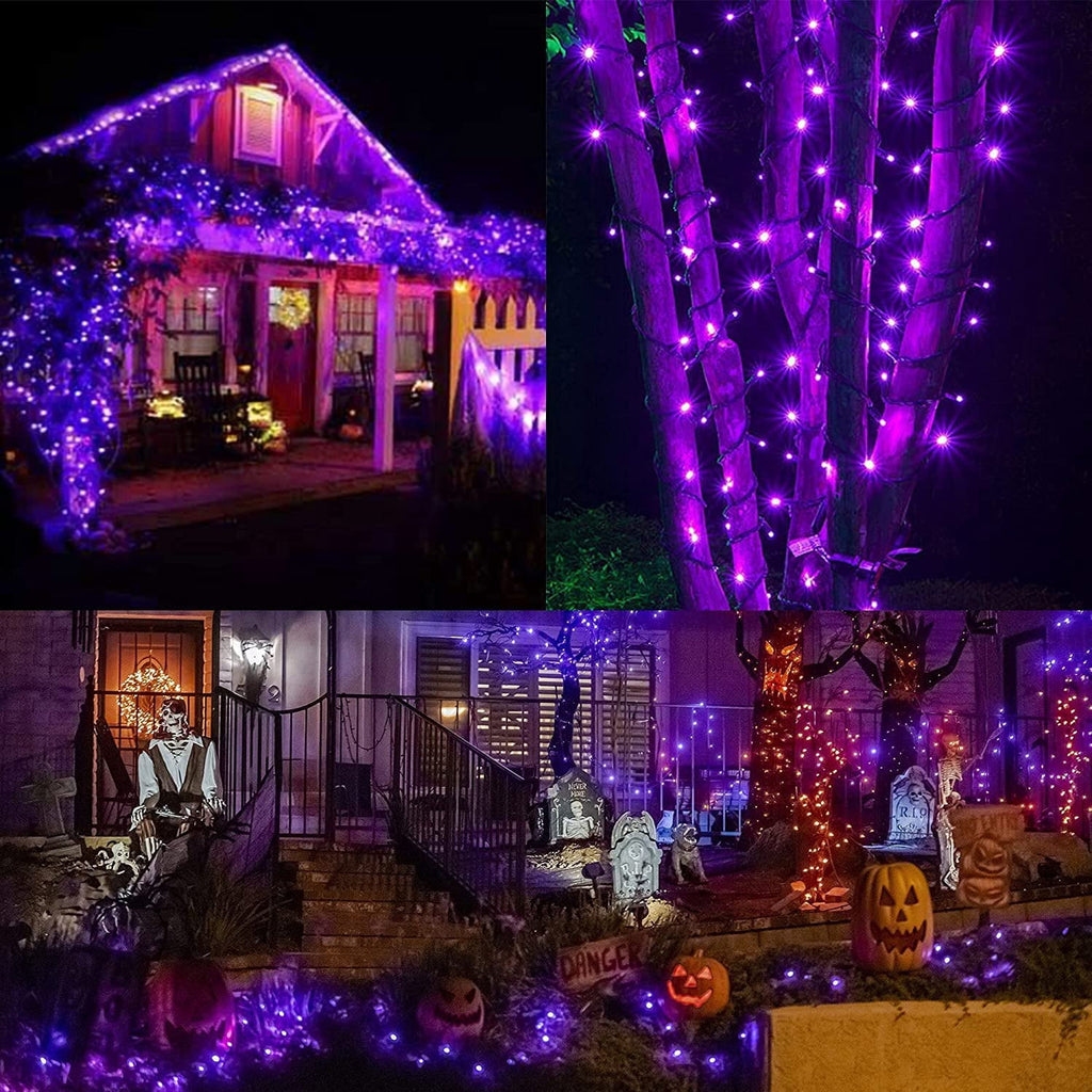 GooingTop Solar String Lights 52.3ft 160 LED Solar Tree Lights Outdoor Waterproof,Camping String Lights Yard Lights Christmas Lights with 8 Modes for Tree Wedding Holiday Party(Warm White)