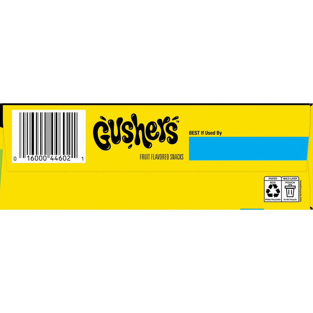 Gushers Tropical Nightmare Fruit Flavored Snacks Mini Pouches, Halloween Treats, 26 Count