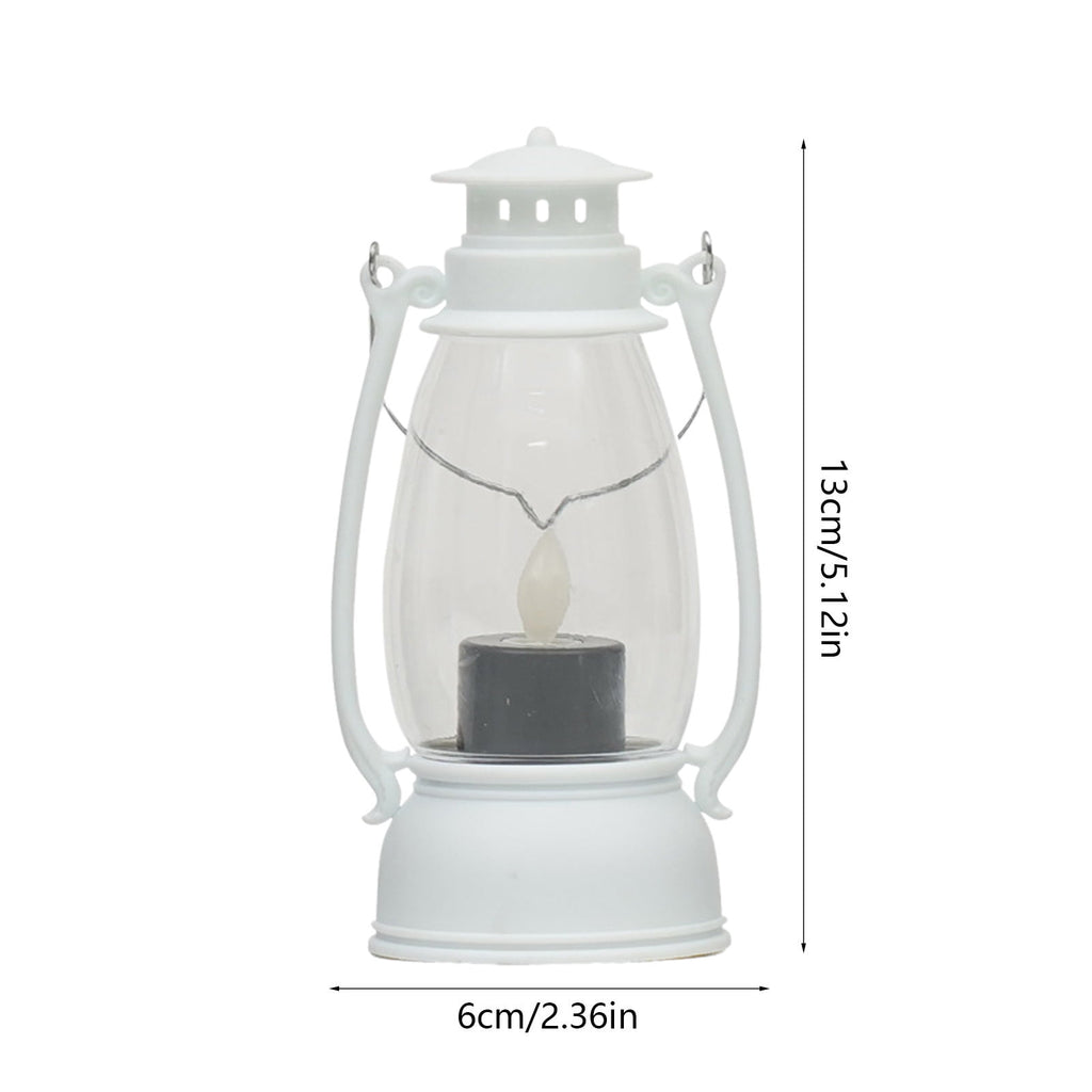 Diceymbol Vintage LED Candle Lantern Battery Operated Flickering Flame Light with Handle for Indoor/Outdoor, Old-Fashioned Colt Lamp Halloween Christmas Home Decor