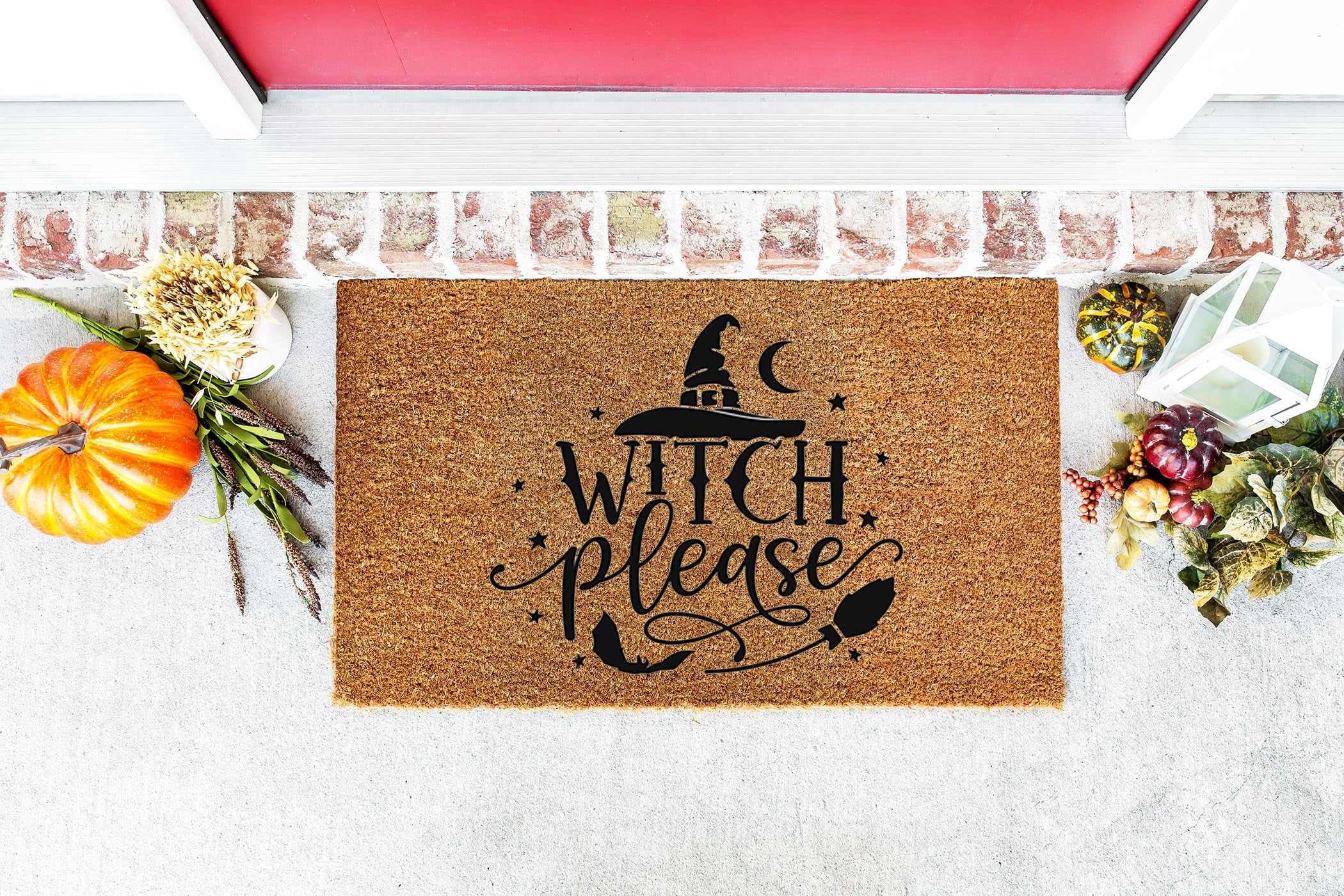 Witch Please Door Mat | Funny Doormat | Welcome Mat | Halloween Decor | Funny Door Mat | Home Doormat | Halloween Mat