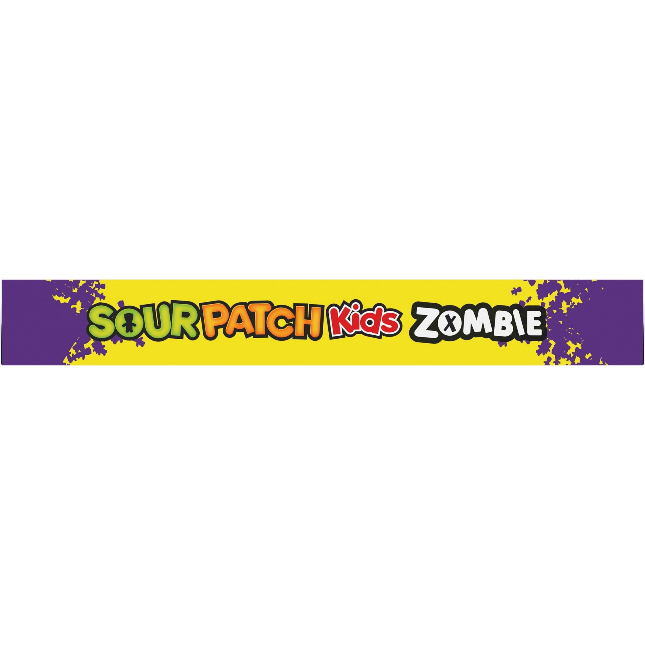 SOUR PATCH KIDS Zombie Orange & Purple Soft & Chewy Halloween Candy, 3.5 oz