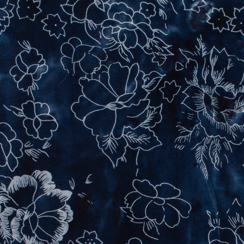 Create It 18"x21" Cotton Batik Precut Sewing & Craft Fabric Bundle, Blue 5 Piece