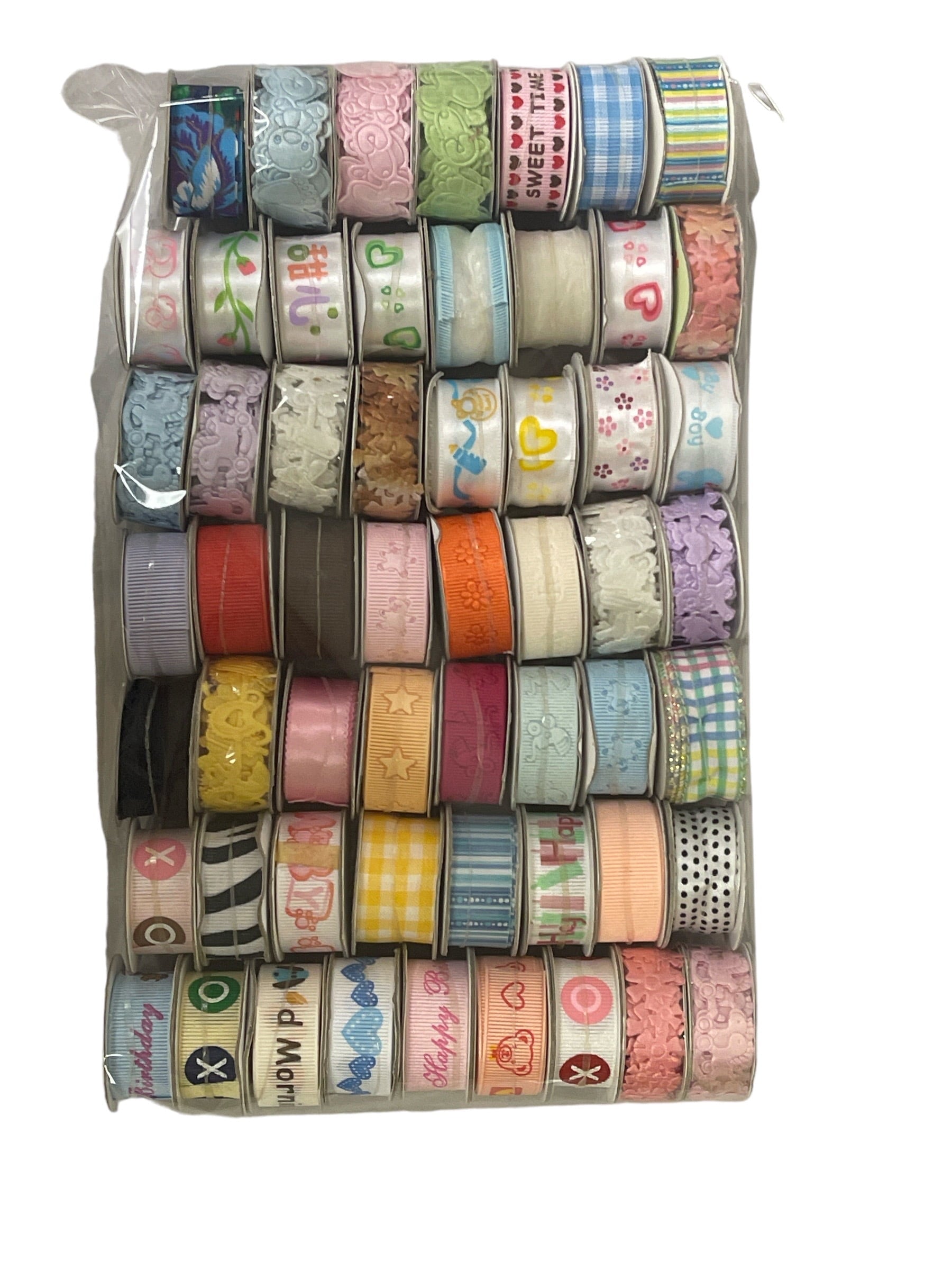 Charmed Assorted 5/8" Ribbon 72 Bunches 144 Yards Arts Crafts and Scrapbooking