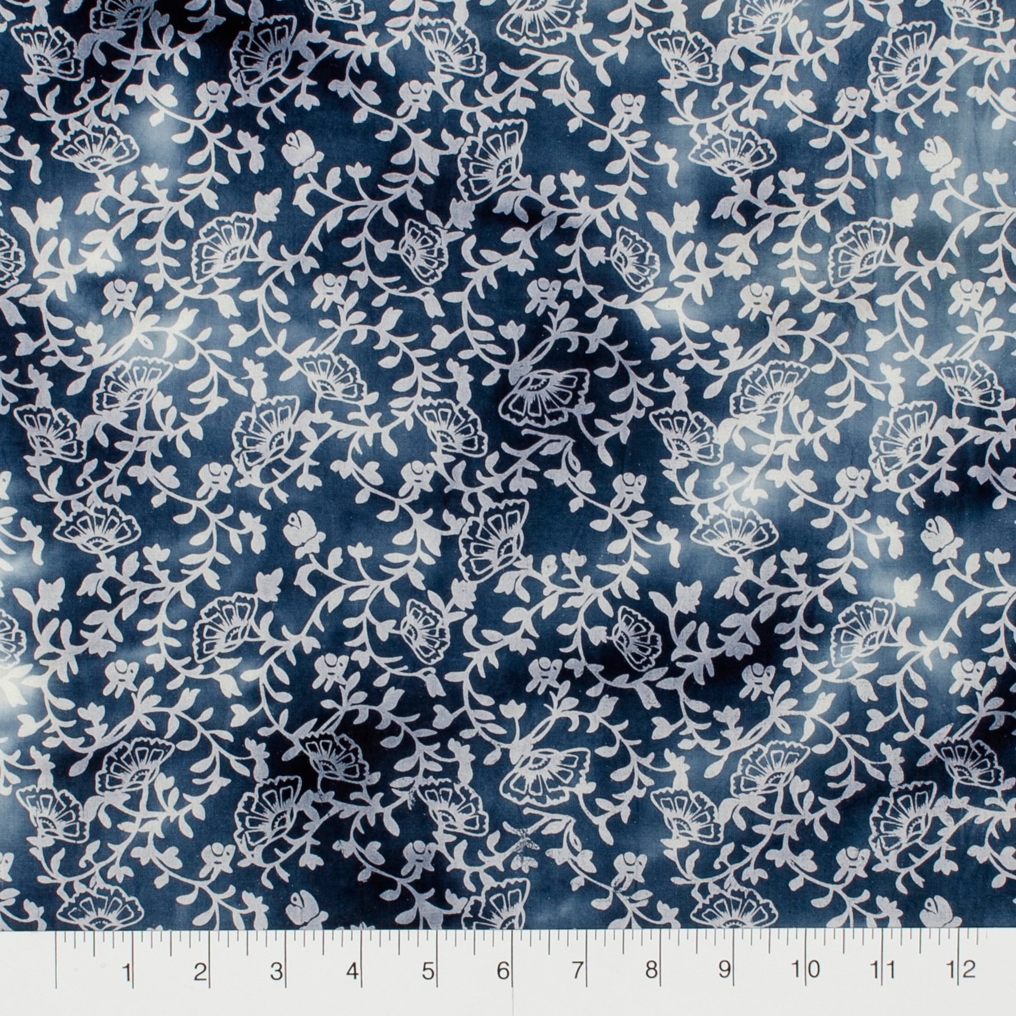 Create It 18"x21" Cotton Batik Precut Sewing & Craft Fabric Bundle, Blue 5 Piece