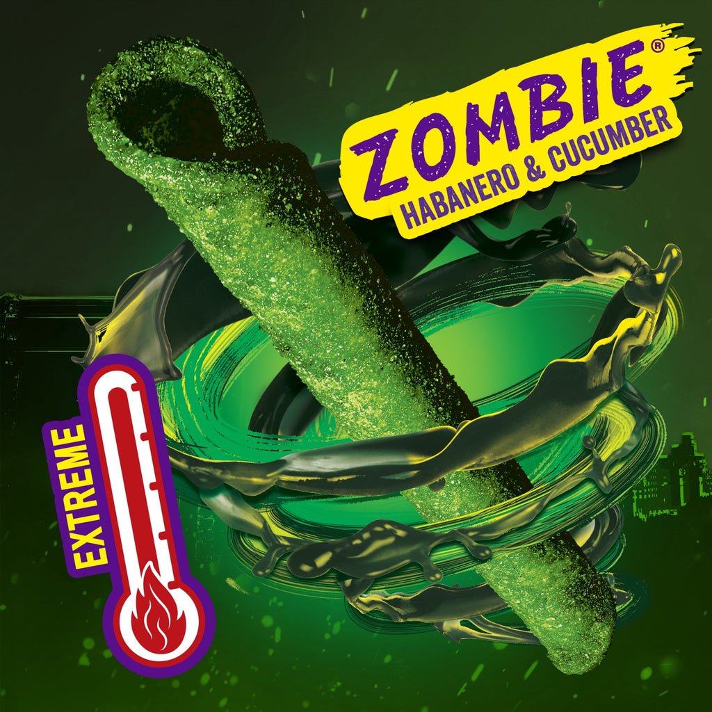 Takis Zombie 18 pc / 1 oz Multipack, Habanero & Cucumber Rolled Tortilla Chips
