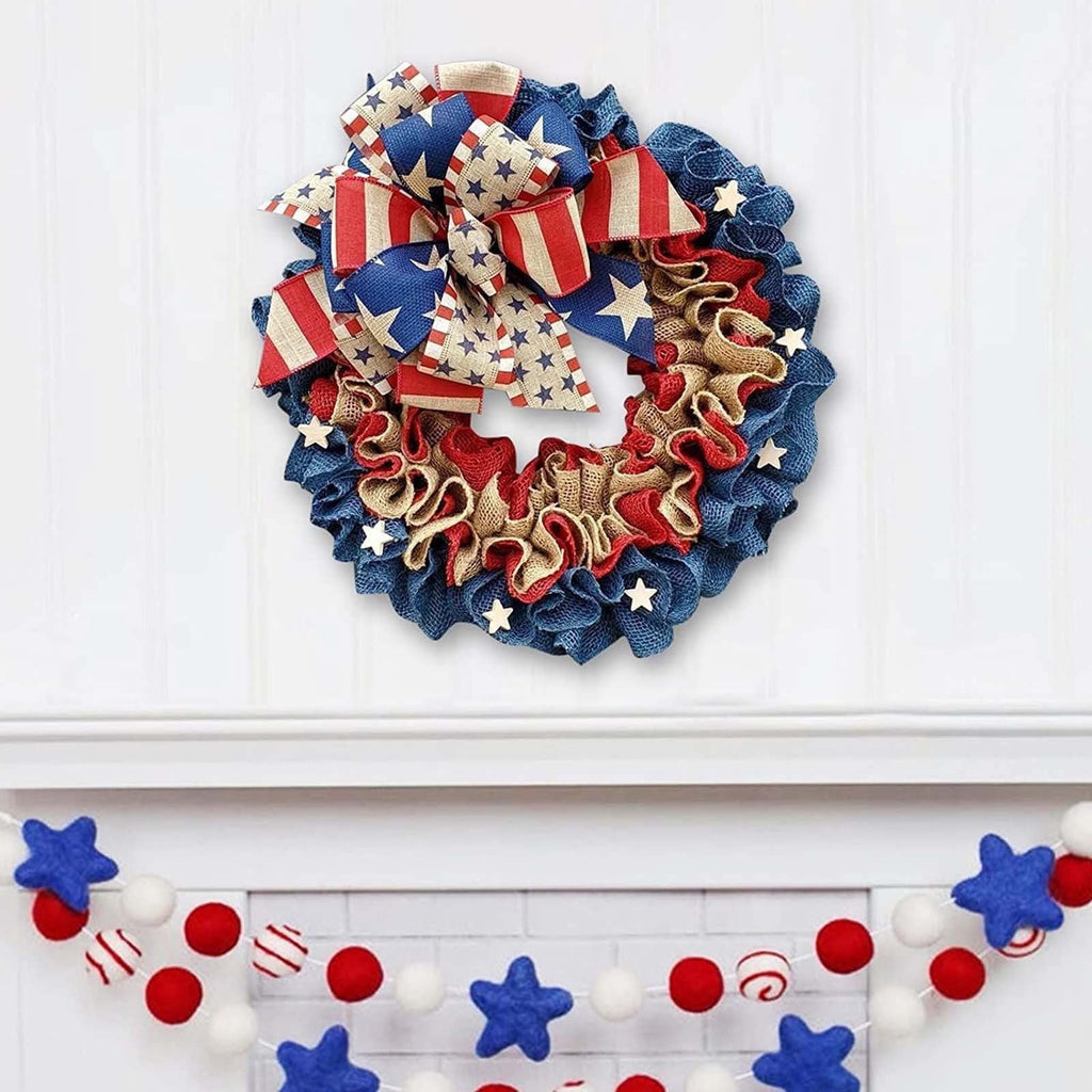 Gcvizuso Halloween Crescent Floral Wreath, Orange Red Rose Hydrangea Fall Front Door Decor for Autumn Harvest Celebration