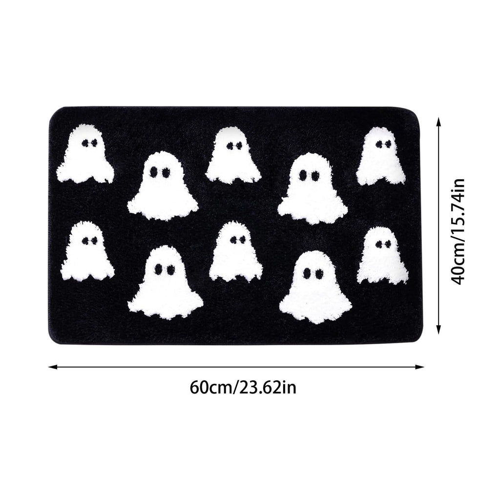 Stijggn Halloween Kitchen Mats for Floor Halloween Rugs Halloween Thanksgiving Decorations Doormat, Welcome Mats for Front Door,Spooky Outdoor Mats for Home Decor Holiday Decorative