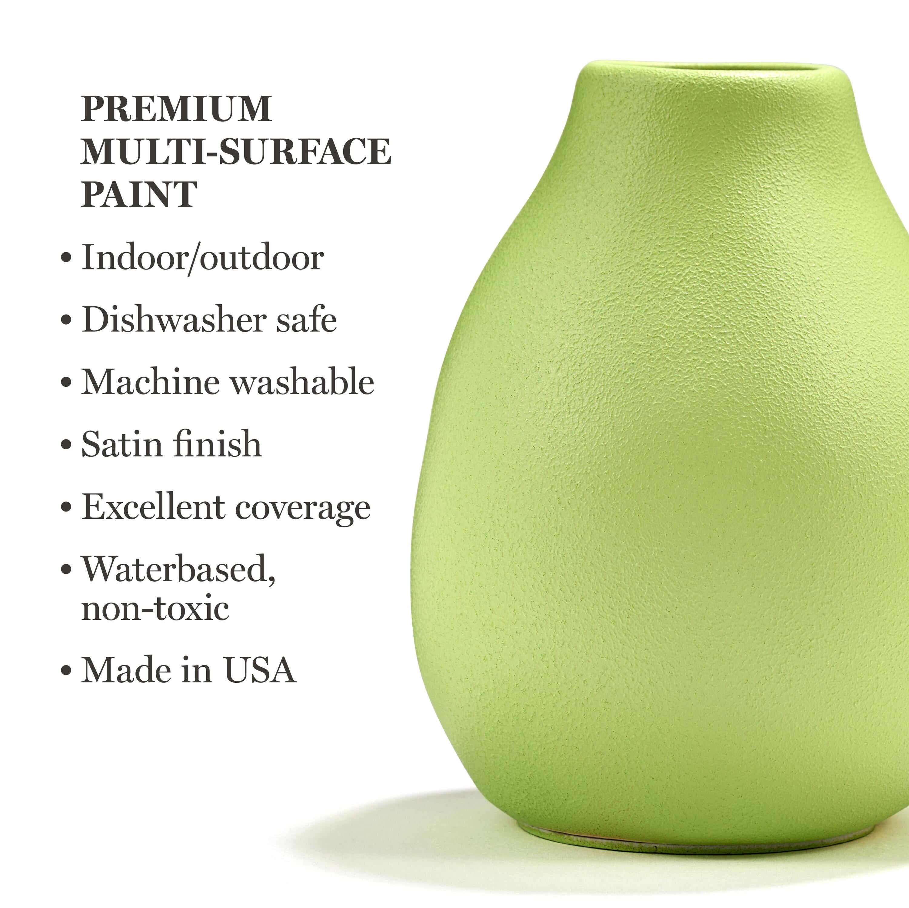 Martha Stewart Multi-Surface Acrylic Craft Paint, Satin Finish, Elevated Neutrals, Set of 12, 2 fl oz