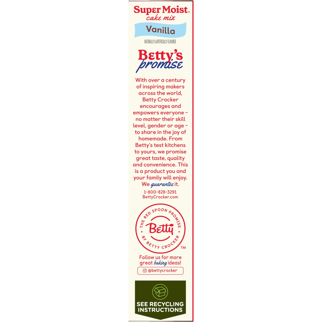 Betty Crocker Favorites Super Moist Vanilla Cake Mix, 13.25 oz