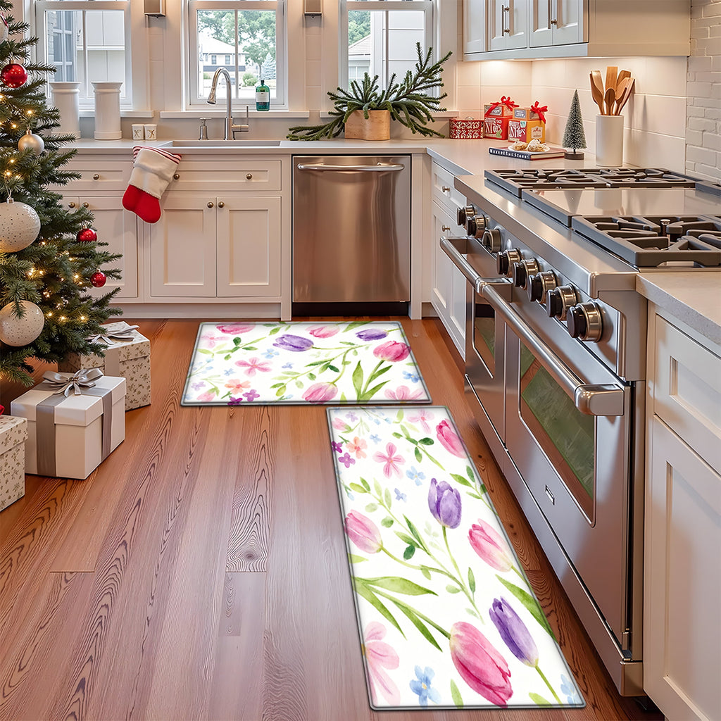 YIMEIS Halloween decoration Kitchen rugs Washable flannel Printed Area Rug and Mats DoorMats, bath mat,Autumn and Winter Festival Decoration-Halloween Undead 15.7'' x 23.6''