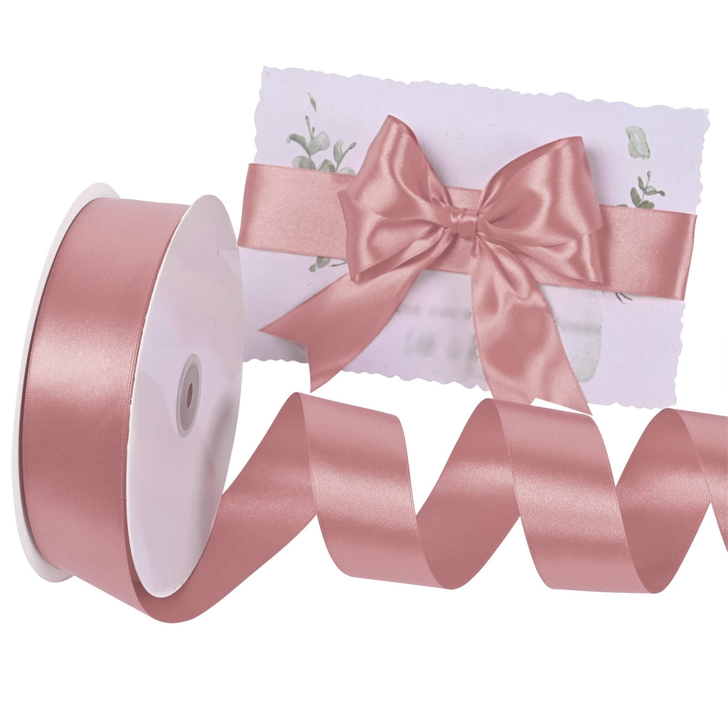 GTYBOVA 1-1/2 Inch X 100 Yards Double Face Satin Ribbon Red Satin Ribbon for Gift Wrapping, Wedding Party Decor, Hair Bows & Invitation Crafts