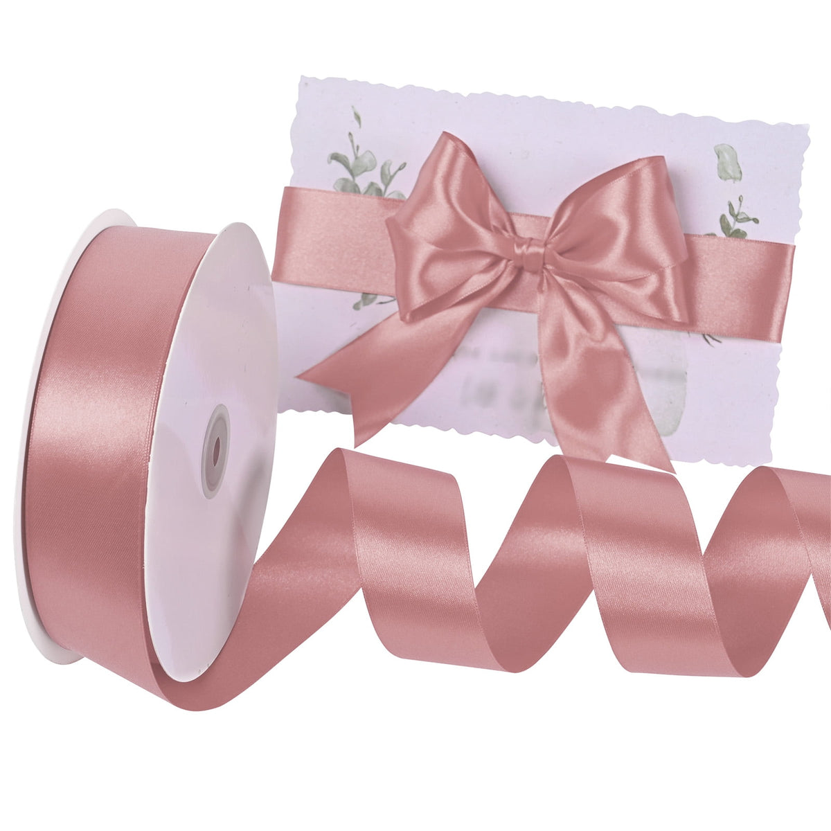 GTYBOVA 1-1/2 Inch X 100 Yards Double Face Satin Ribbon Red Satin Ribbon for Gift Wrapping, Wedding Party Decor, Hair Bows & Invitation Crafts