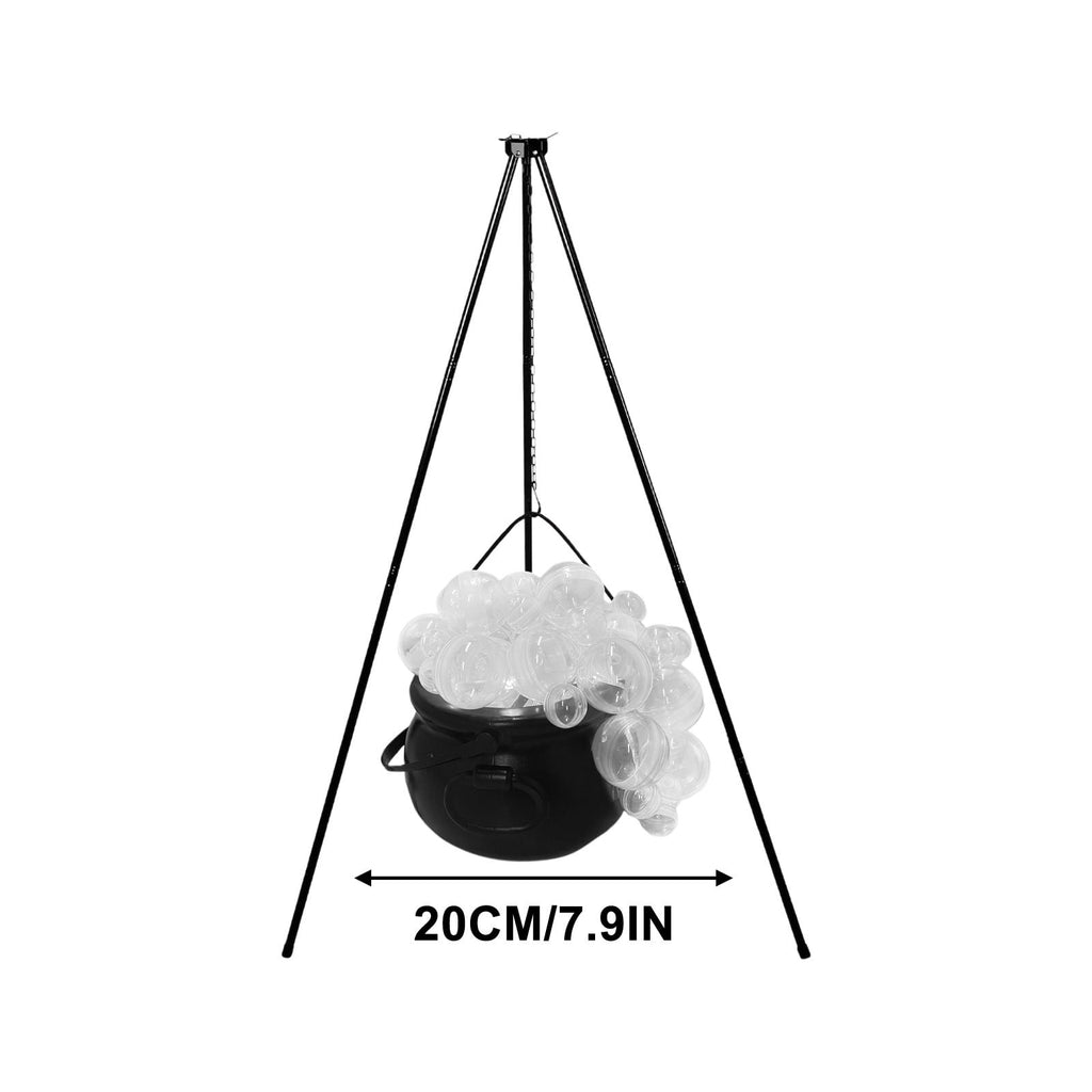 Muecwrye Halloween Decorations Outdoor, Halloween Clearance! Halloween Witches Cauldron on Tripod with Lights, DIY Bubbling Cauldron Set Decor for Home Porch Outside, Halloween Party Supplies