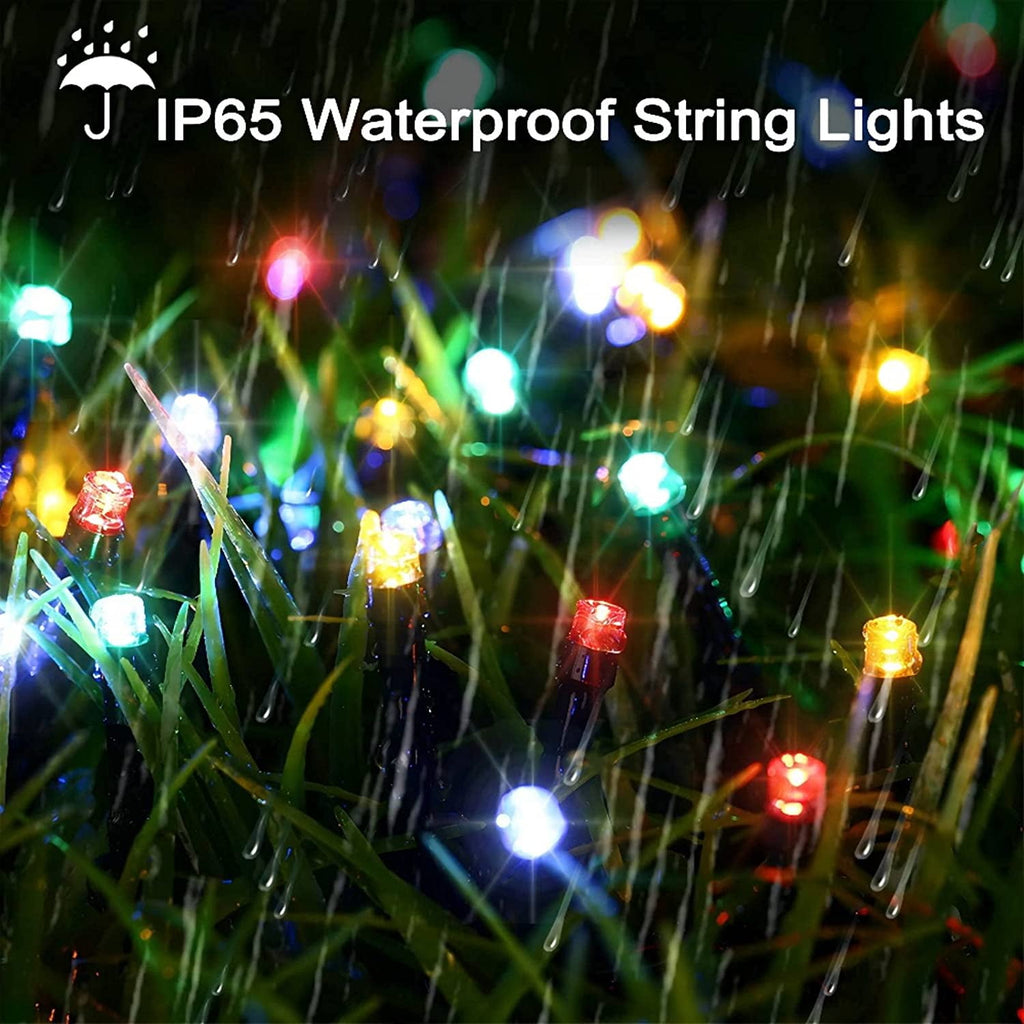 GooingTop Solar String Lights 52.3ft 160 LED Solar Tree Lights Outdoor Waterproof,Camping String Lights Yard Lights Christmas Lights with 8 Modes for Tree Wedding Holiday Party(Warm White)