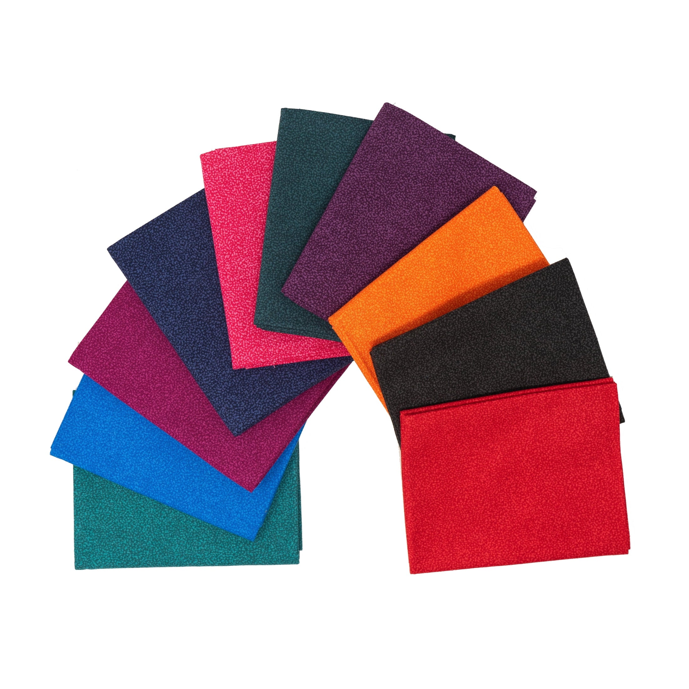 Waverly Inspirations Jewel Fabric Bundle, 100% Cotton, Precut 10 Pieces, 18 in x 21 in