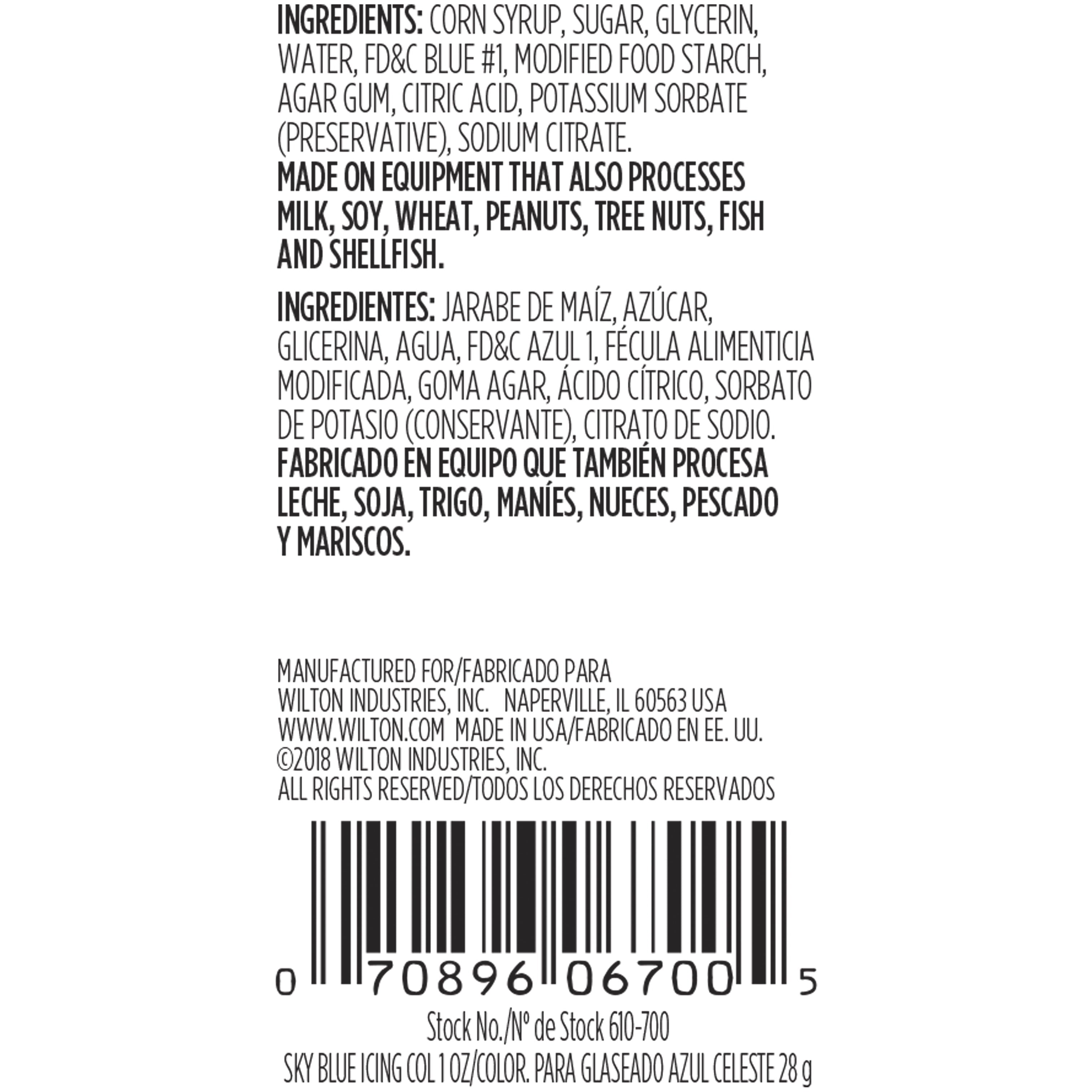 Wilton Orange Food Coloring Edible Gel for Baking & Cake Decorating No Taste 1 oz.