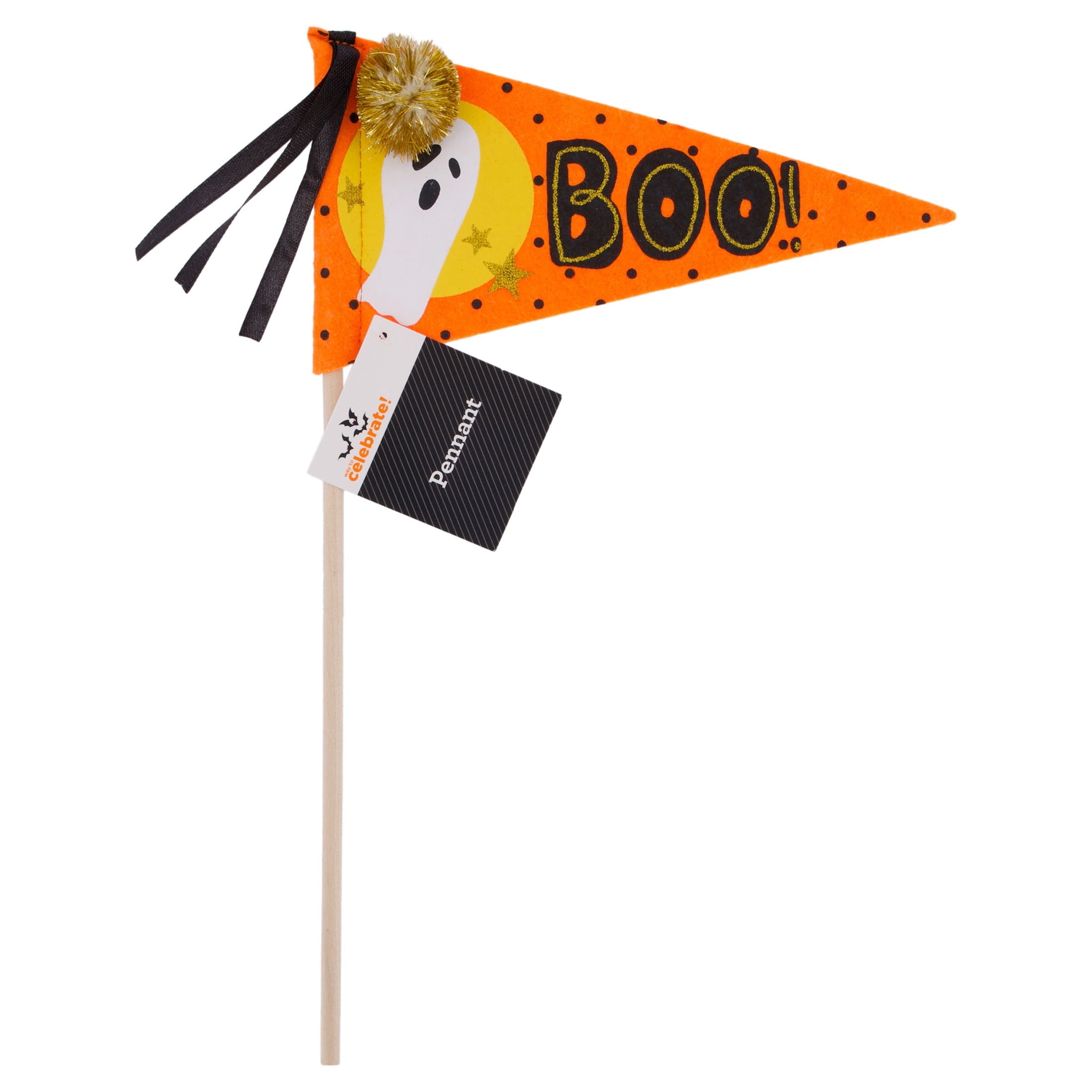 Boo Pennant Decoration, Multicolor, 12", Halloween by Way To Celebrate