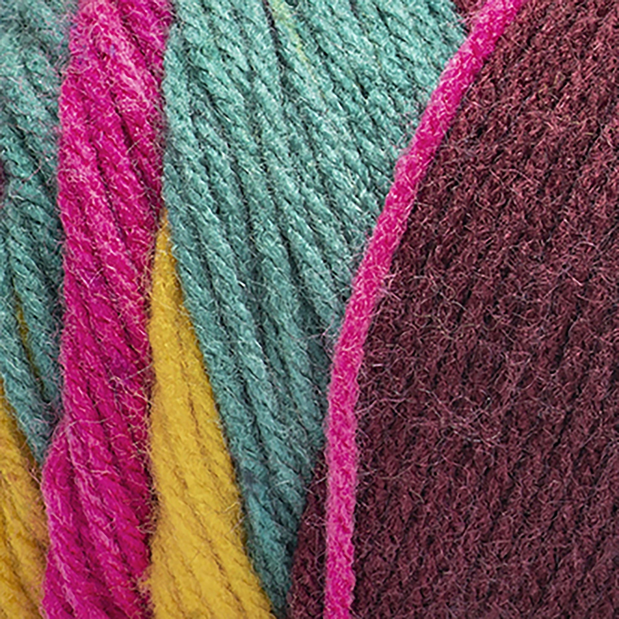 Red Heart® Super Saver® 4 Medium Acrylic Yarn, Bonbon Print 5oz/142g, 236 Yards