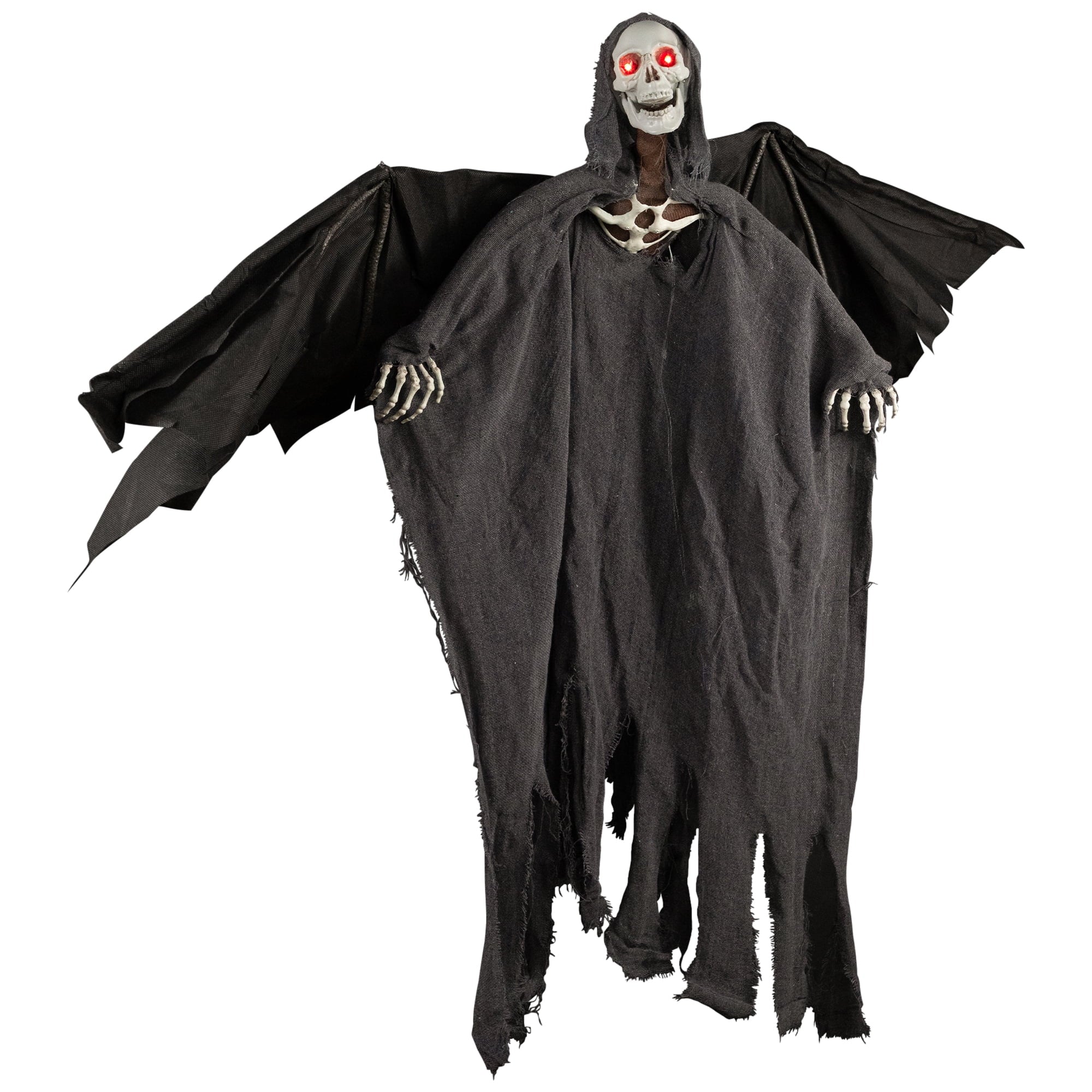 Northlight LED Lighted Animated Winged Grim Reaper Halloween Decoration - 50"