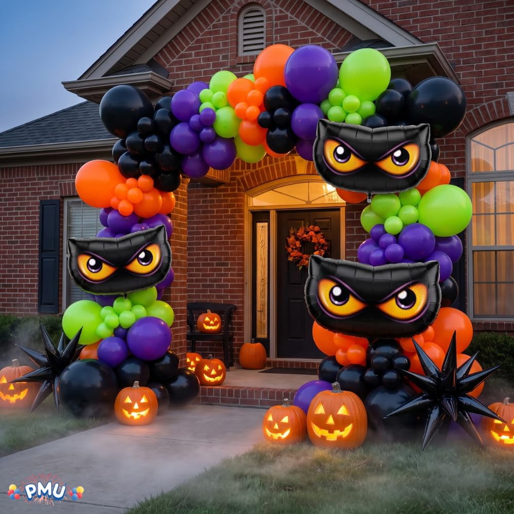 PMU Halloween Flying Ghost 24 Inch Mylar-Foil Balloon (10/pkg) Pkg/1
