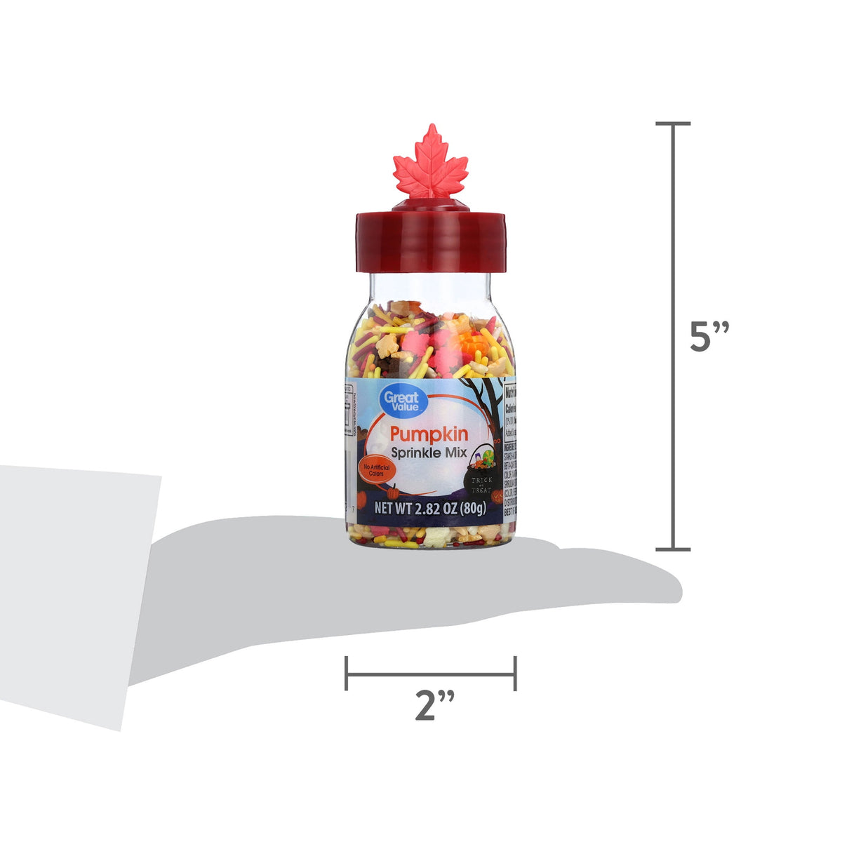 Great Value Pumpkin Decorating Sprinkle Mix, 2.82 oz