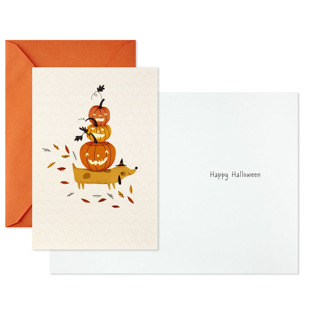 Hallmark Assorted Halloween Cards (Nostalgic Critters), 8 Count