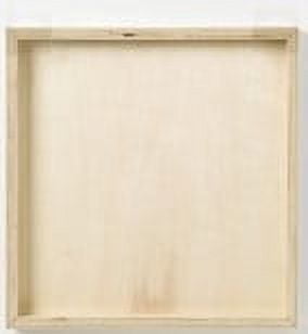 Hello Hobby Unpainted Square Wood Panel, 12" X 12" x .75"