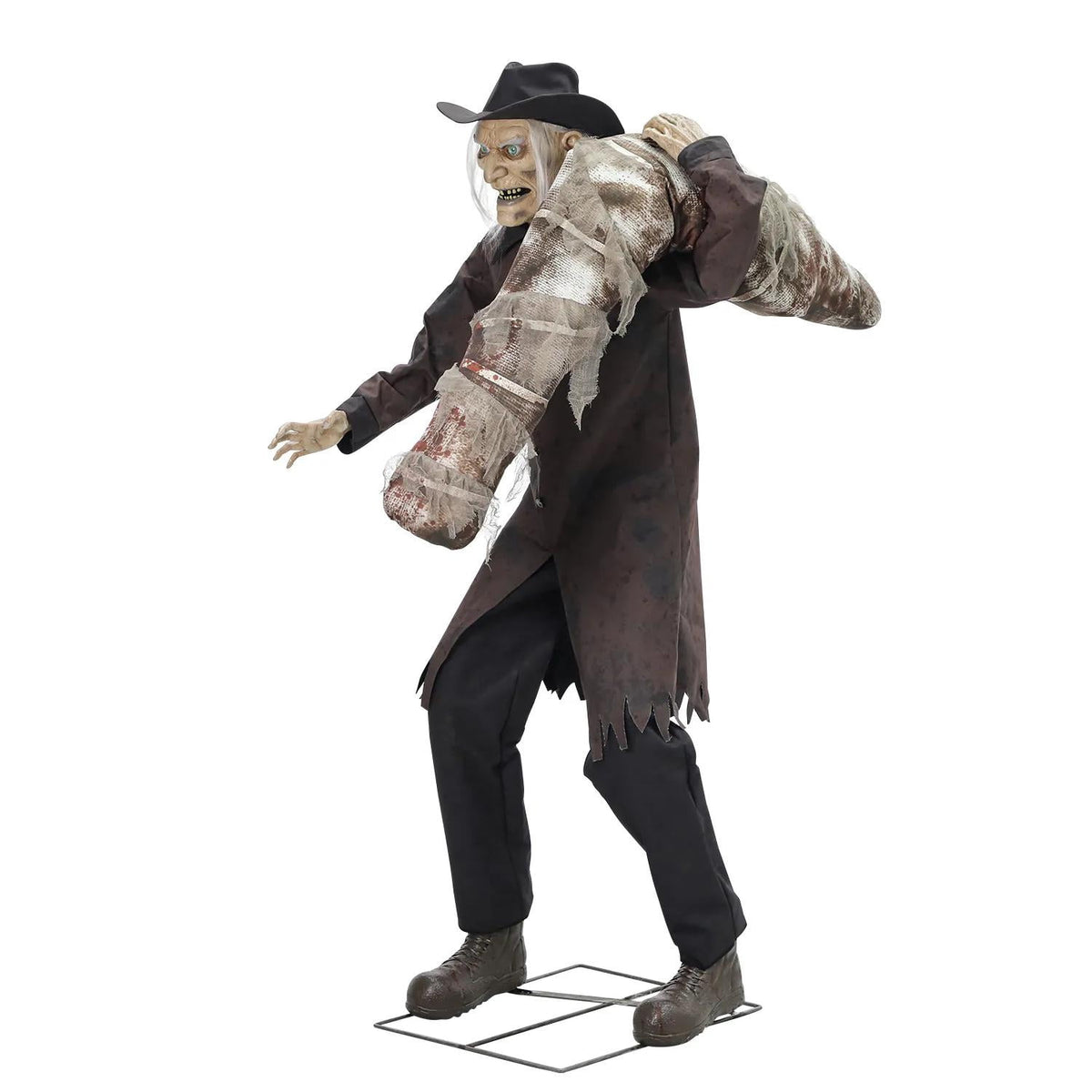6ft Grave Robber Animated Halloween Prop Animatronic Haunted Cemetery Graveyard