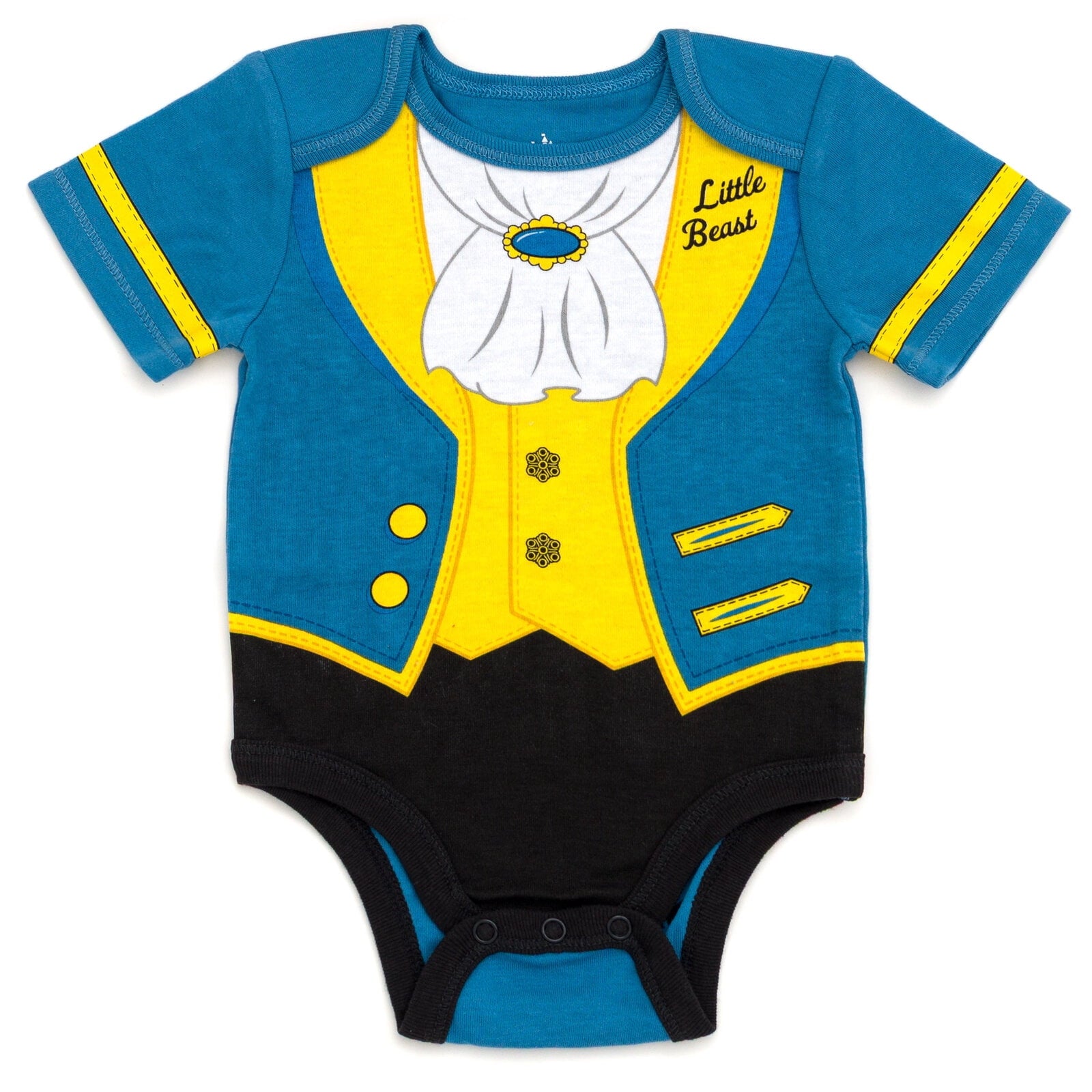 Disney Winnie the Pooh Baby Boy or Girl 2-Piece Cosplay Bodysuit and Hat Set Light Blue Eeyore