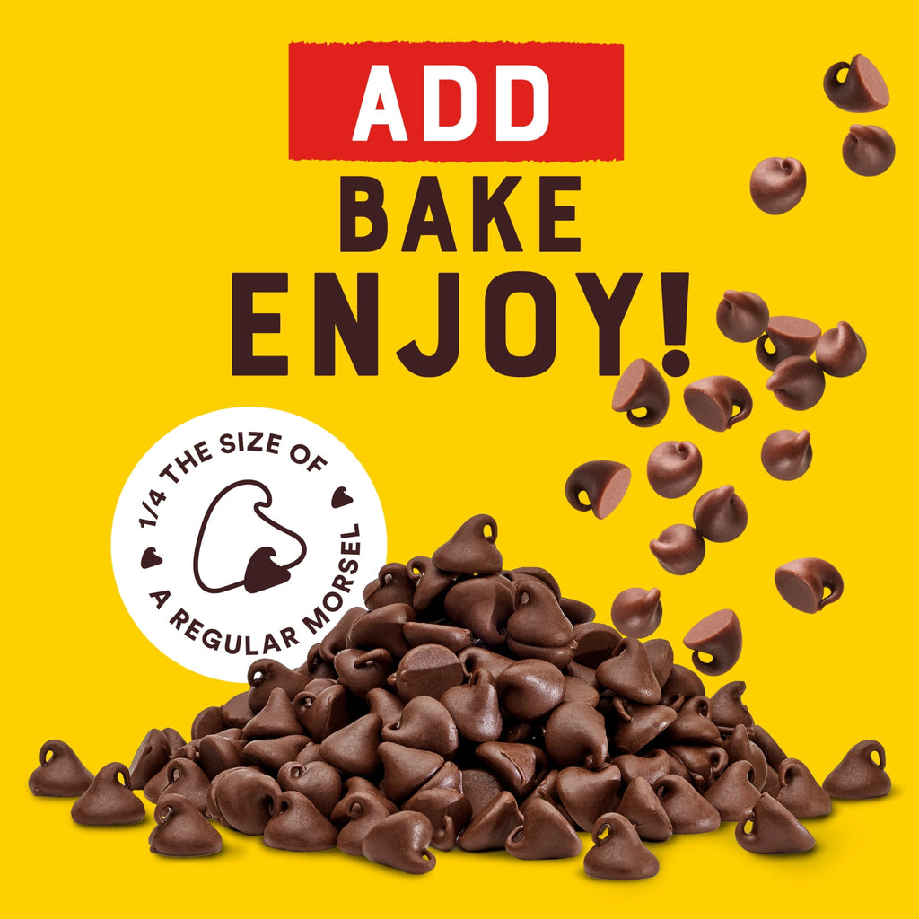 Nestle Toll House Semi Sweet Chocolate Mini Regular Baking Chips, 10 oz Bag