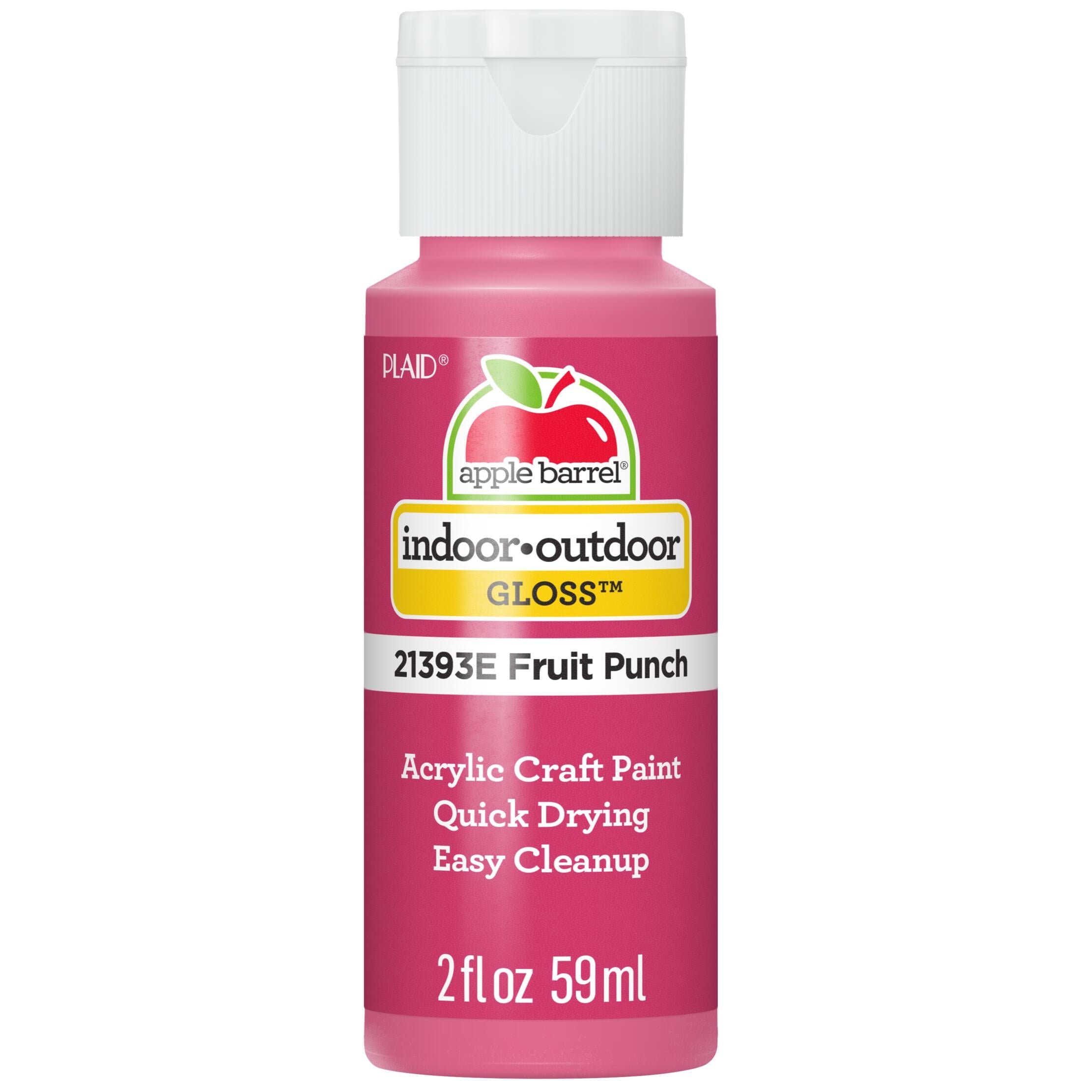 Apple Barrel Acrylic Craft Paint, Gloss Finish, Black, 2 fl oz