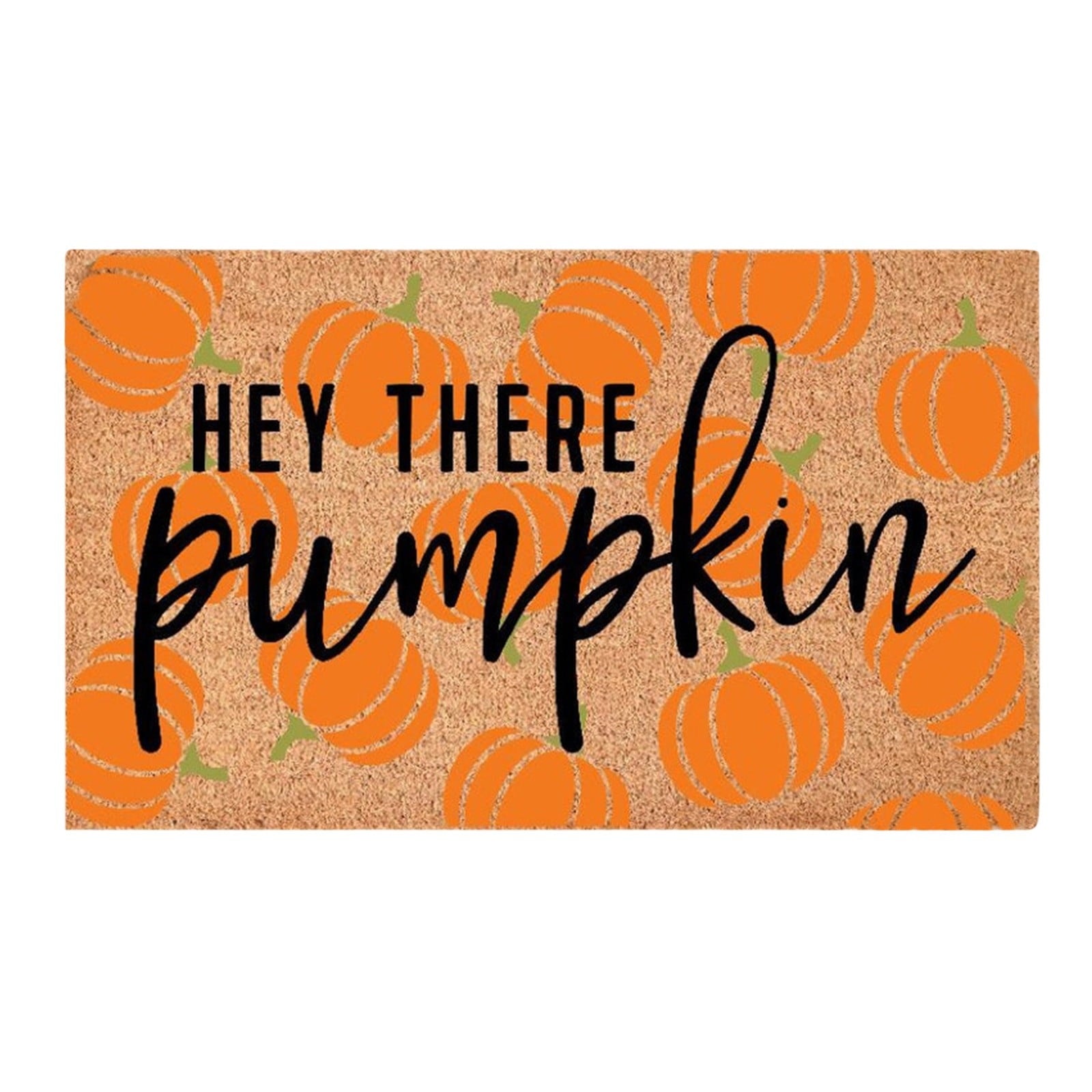 Fall Door Mat, Hey There Pumpkin Doormat, Autumn Decorative Entrance Door Rugs, Thanksgiving & Fall Front Door Mat, Non Slip Halloween Welcome Mat, Farmhouse Floor Mats Fall Outdoor Decor 24*16IN,A