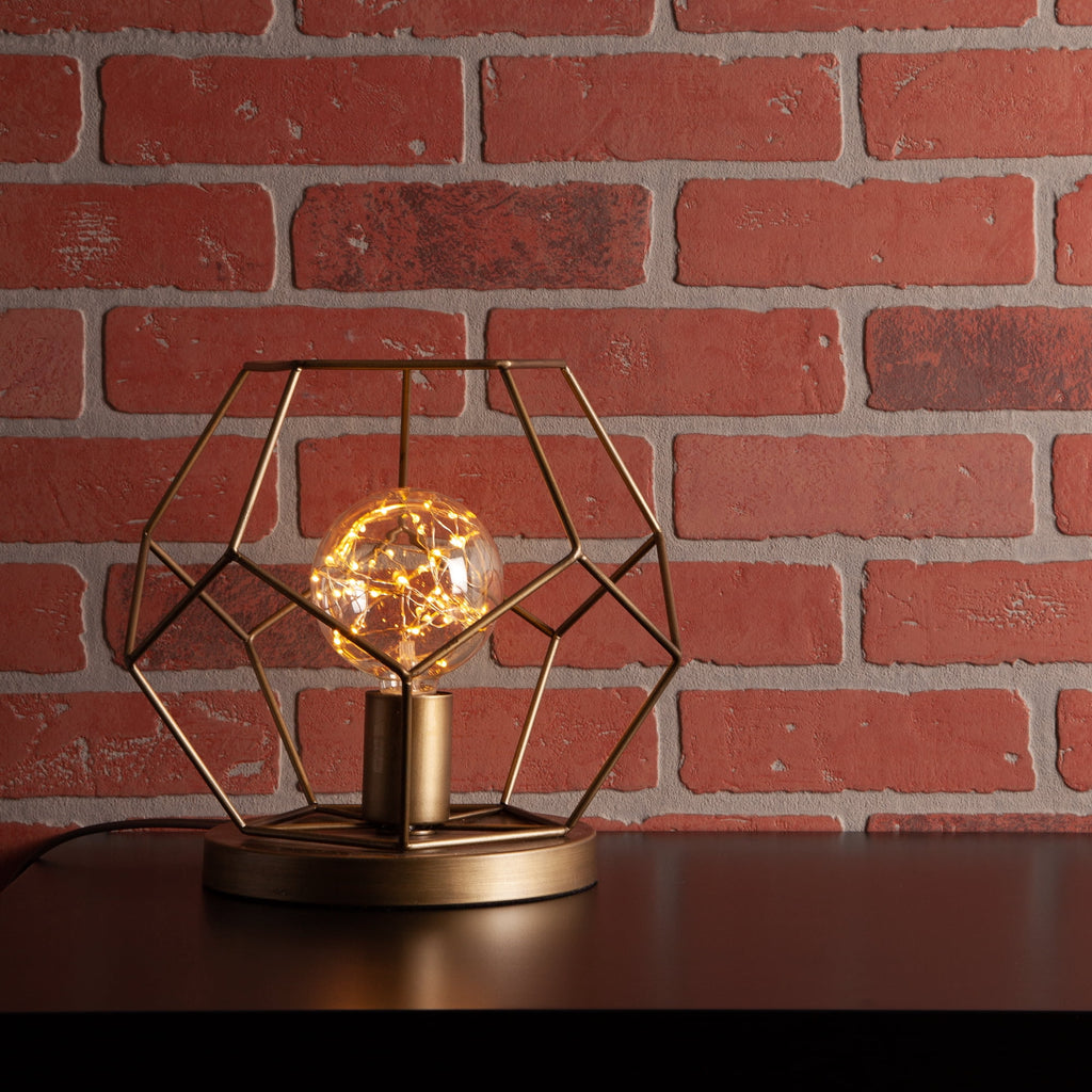LEDimagine G80 Fairy Light Bulb, 50 Multicolor Color Changing LED Diodes Inside, Clear Glass Finish, E26 Base