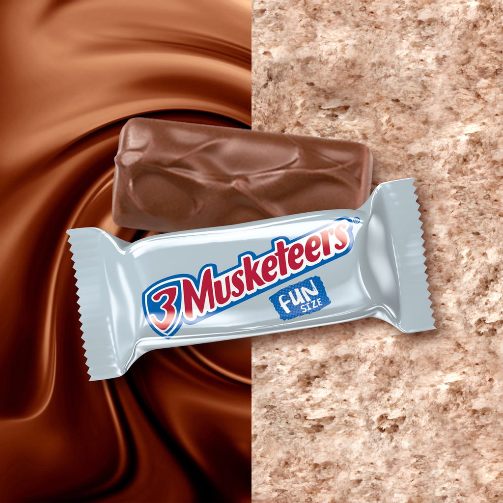 3 Musketeers Spooky Fun Size Halloween Chocolate Candy - 10.48oz Bag