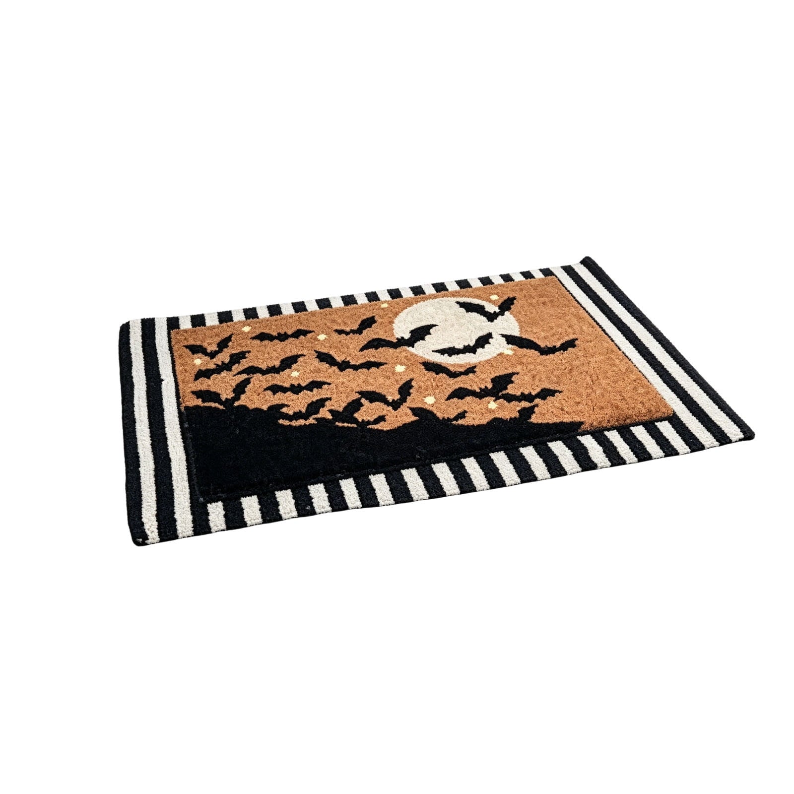 Halloween Door Mat,Halloween Rug,Halloween Porch Decor,Welcome Front Doormat Linen Rubber Layered Mats Nonslip Washable Halloween Decor For Front Porch Entryway