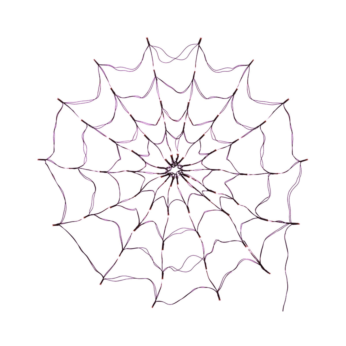 Halloween Arachnid Web Lights, 39 In Diameter 60 LED With Black Spider, Water Proof Colorful Web Lights With Remote Control for Halloween Indoor Outdoor Garden Patio Home Decoration